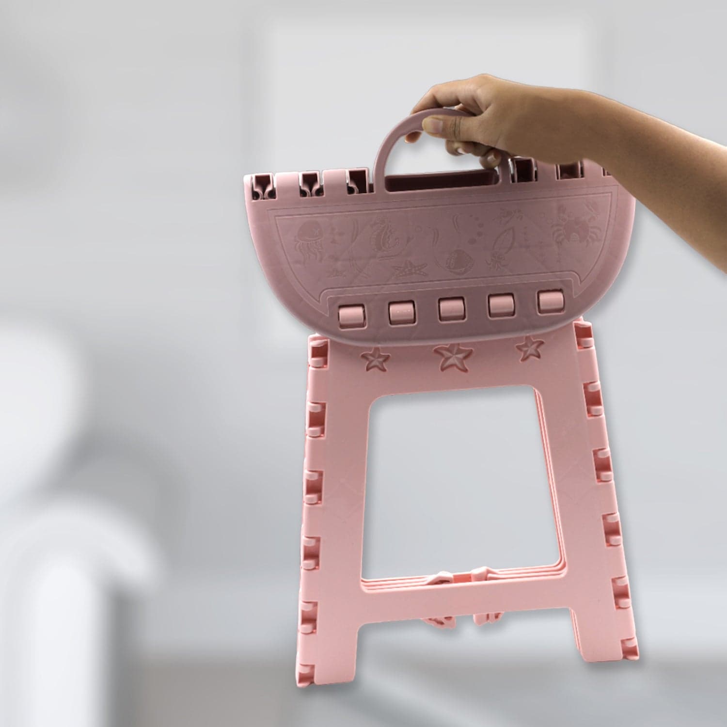 Folding Stool Portable Travel Stool (1 Pc) thumbnail 5
