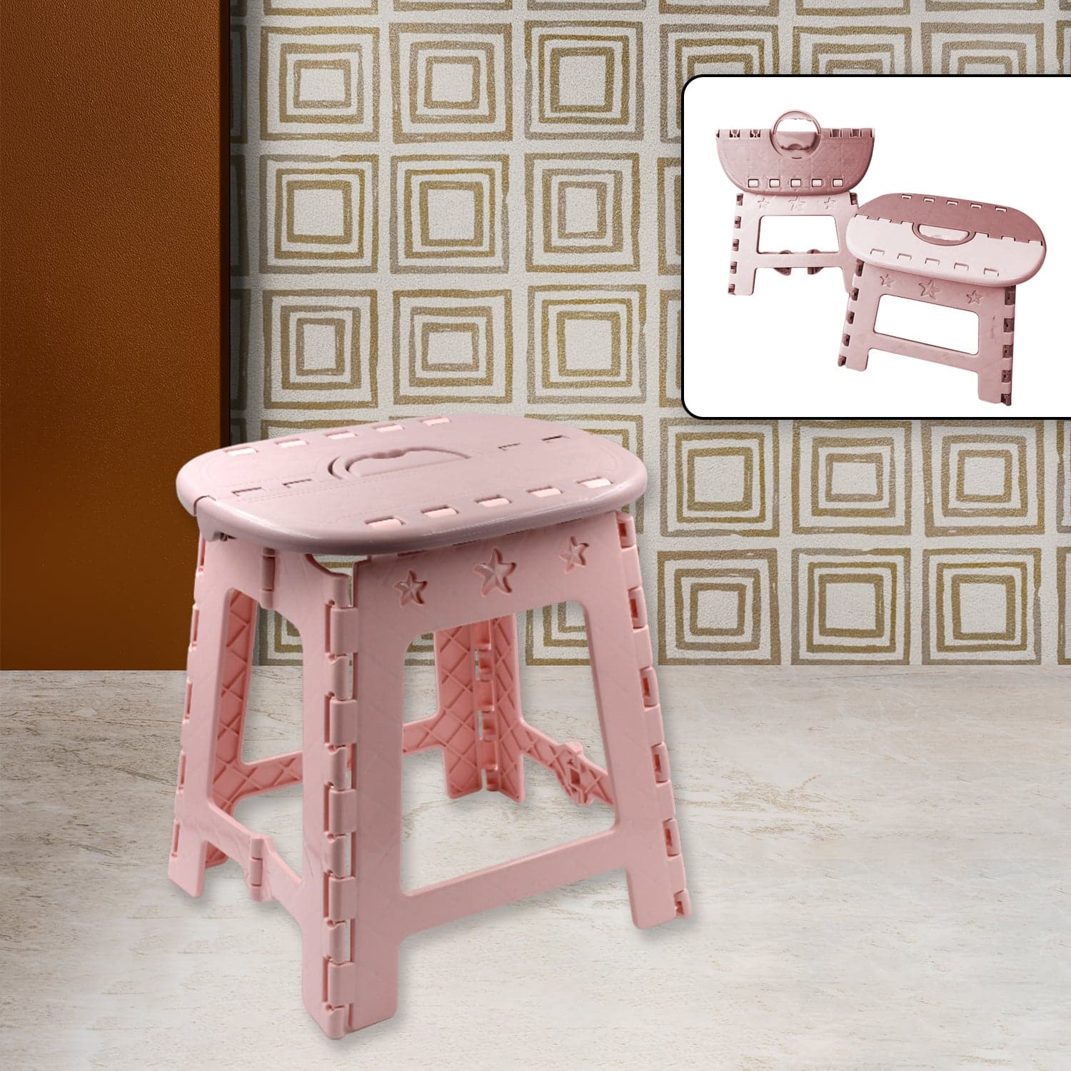 Folding Stool Portable Travel Stool (1 Pc) thumbnail 6