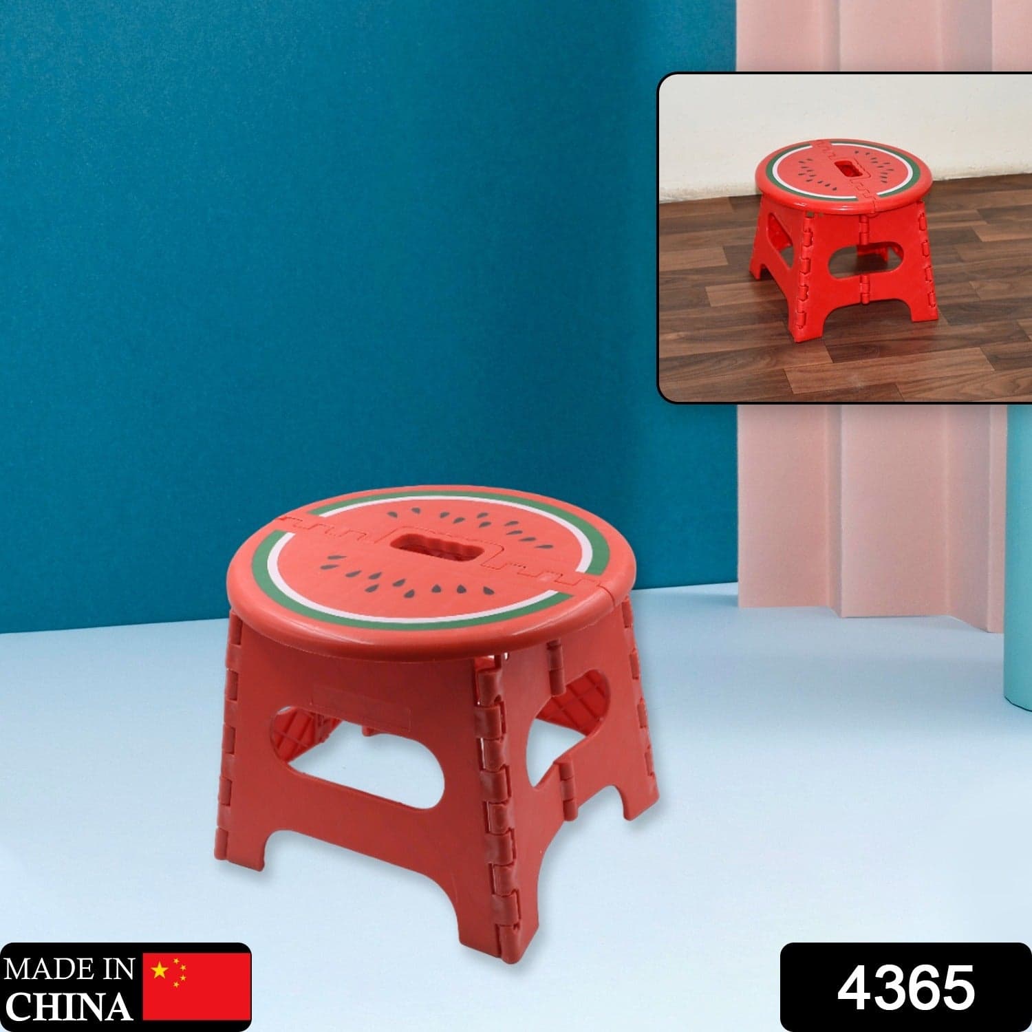 Mix Color Creative Thickening Folding Stool thumbnail 2
