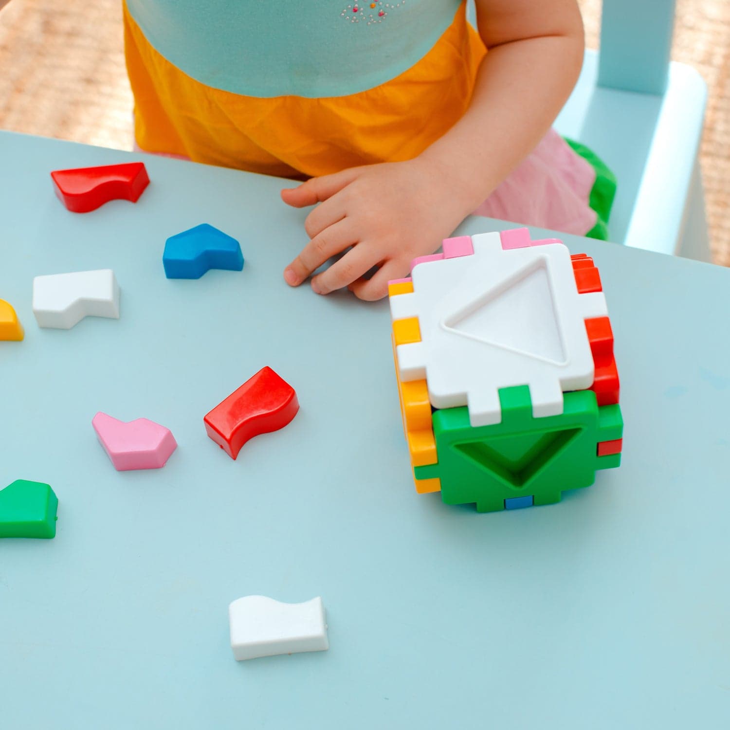 Multi-Color Educational Building Blocks Set For Kids Aged 3-12 - 4 Pc & 12 Pc Options thumbnail 3