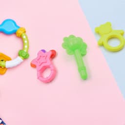 New Born Babies With Attractive Colors And Khanjari Rattle
