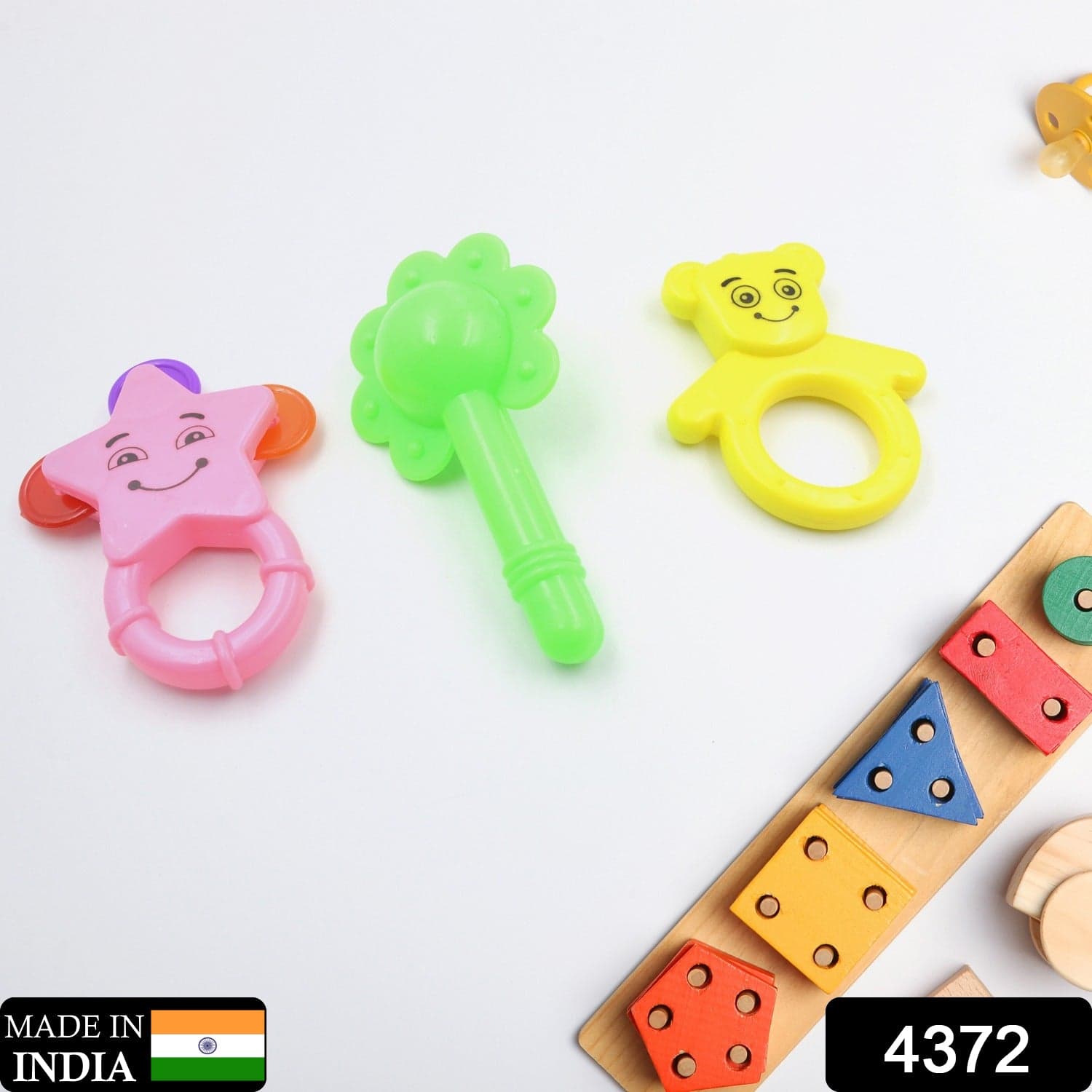 New Born Babies With Attractive Colors And Khanjari Rattle thumbnail 2