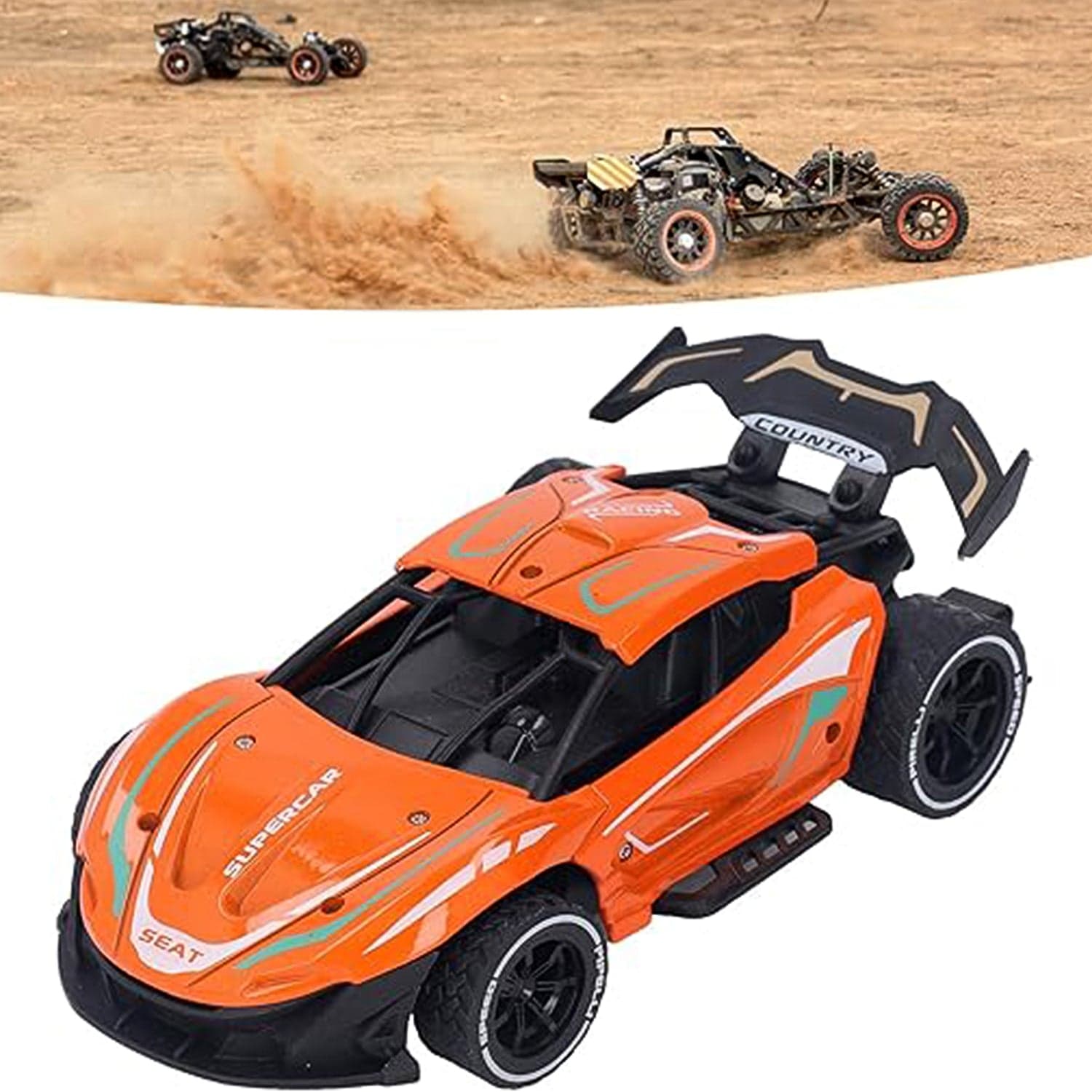 Electroplay Metal Body High-Speed RC Supercar with Remote Control Racing Car thumbnail 7
