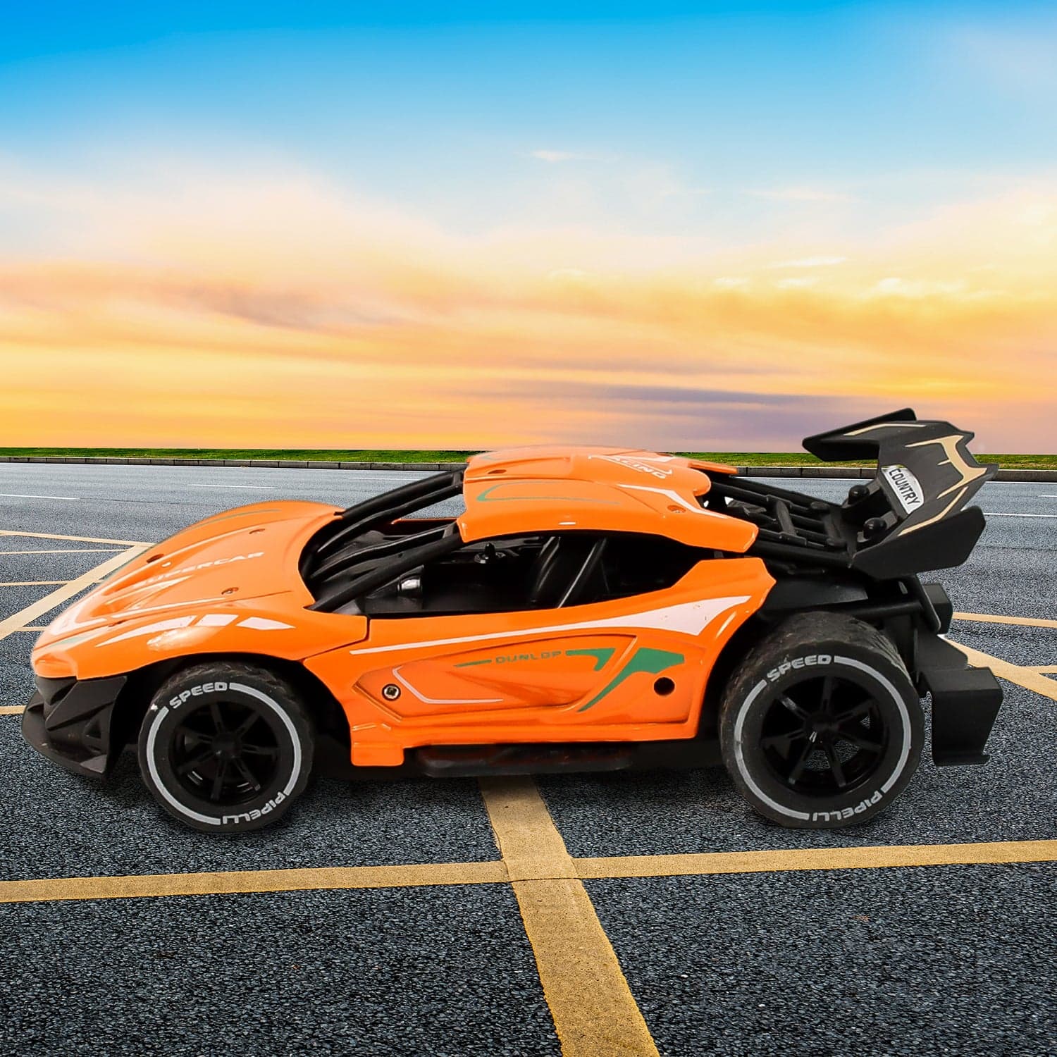 Electroplay Metal Body High-Speed RC Supercar with Remote Control Racing Car thumbnail 9