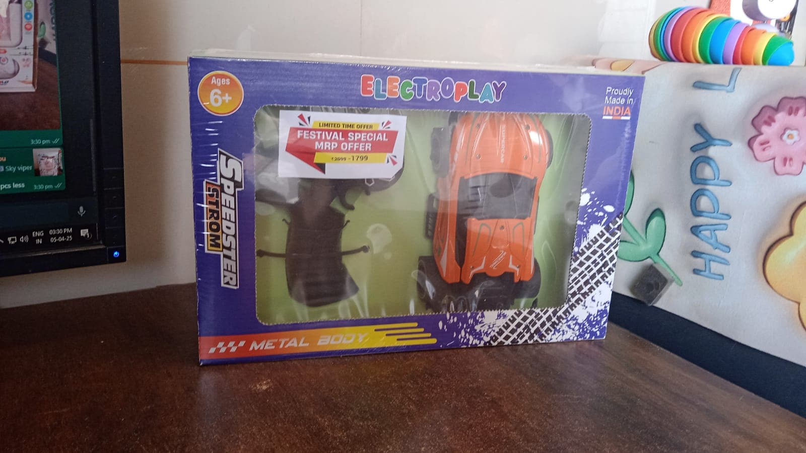 Electroplay Metal Body High-Speed RC Supercar with Remote Control Racing Car thumbnail 10