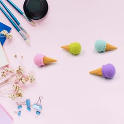 Cone Eraser for Girls & Boys