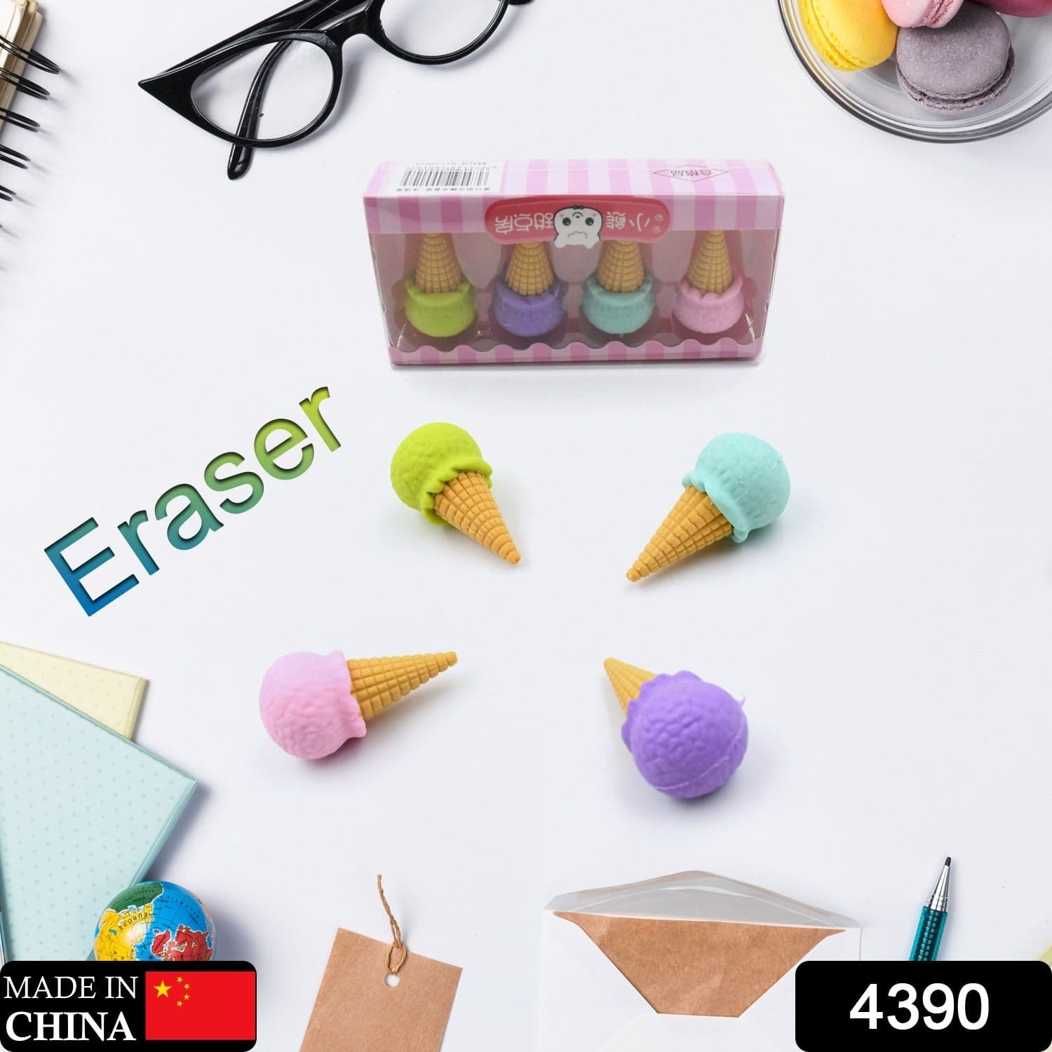 Cone Eraser for Girls & Boys thumbnail 2