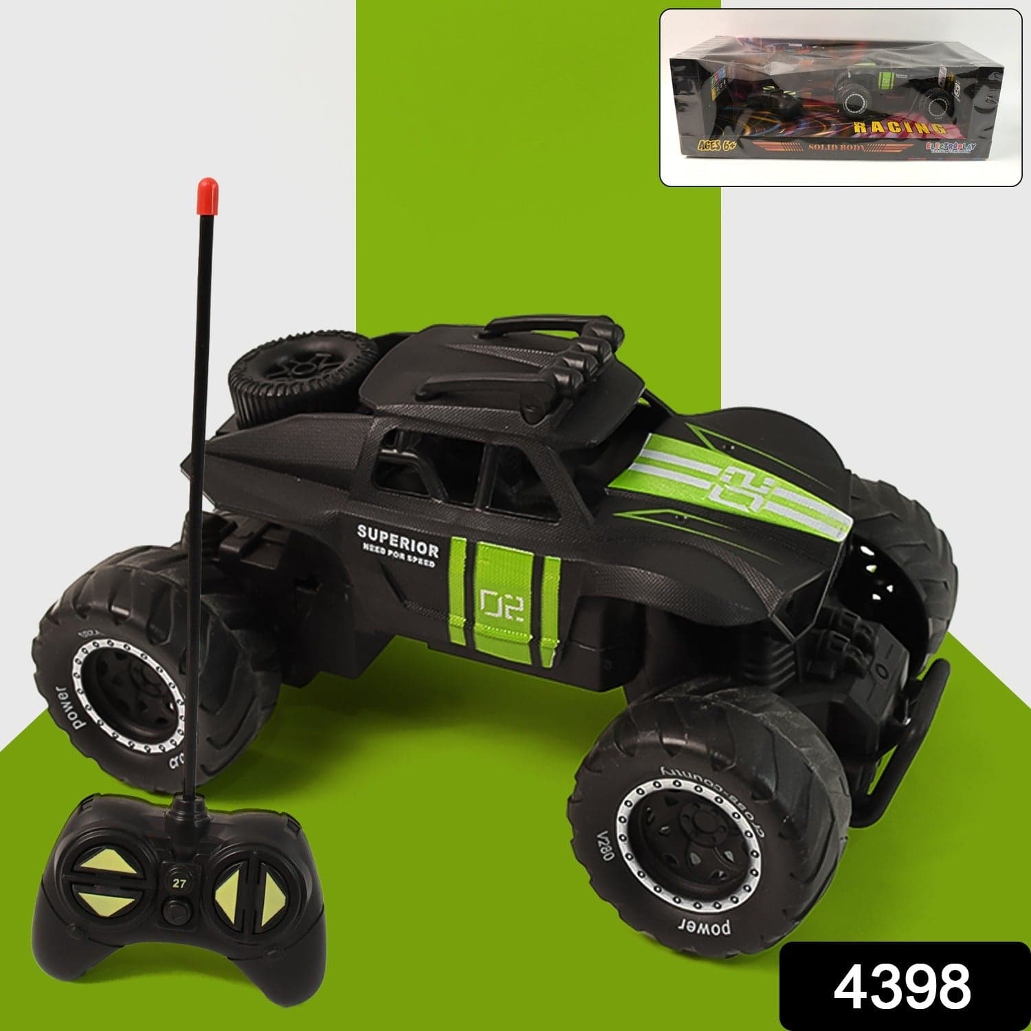 Remote Control Monster Truck Toy thumbnail 1