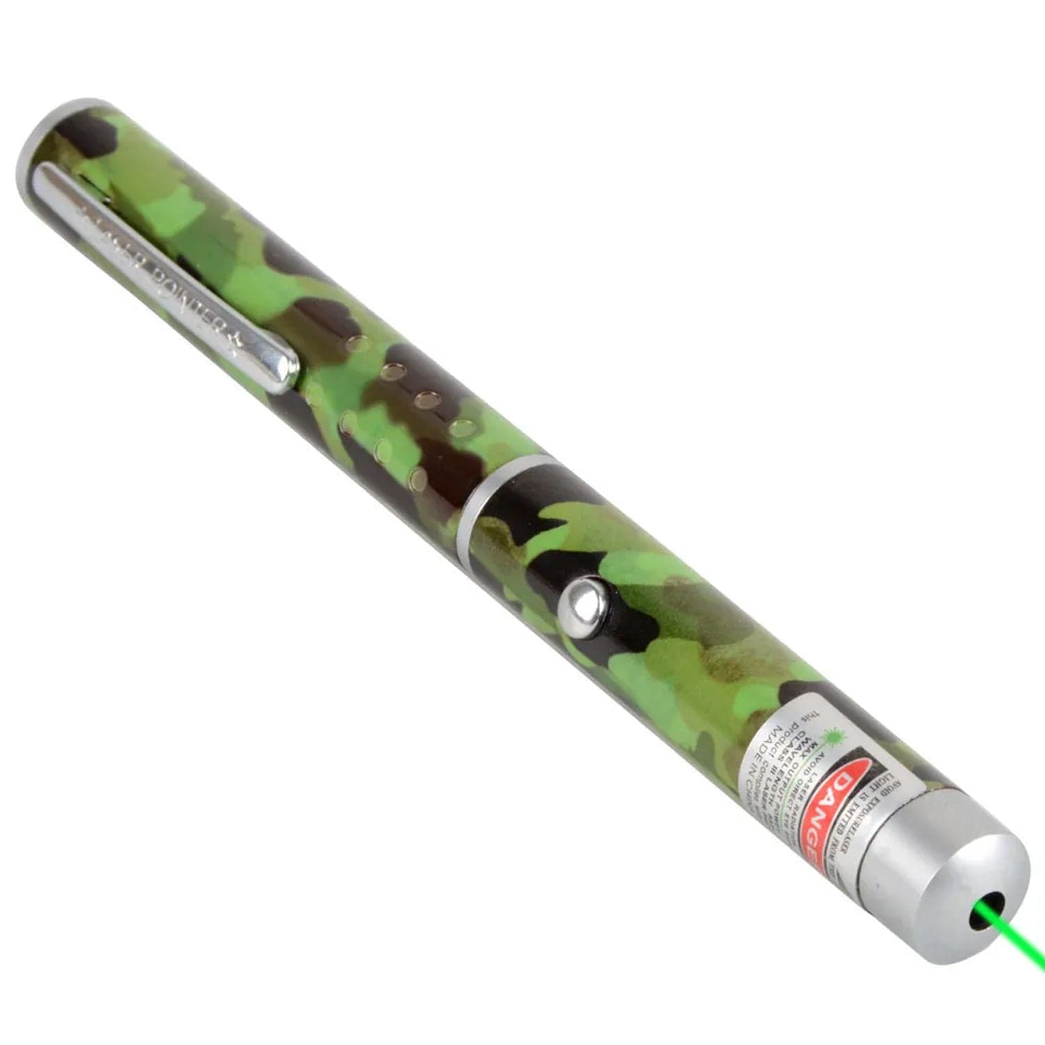 Green Multipurpose Laser Light Disco Pointer Pen Beam With Adjustable Antena Cap To Change Project Design thumbnail 3