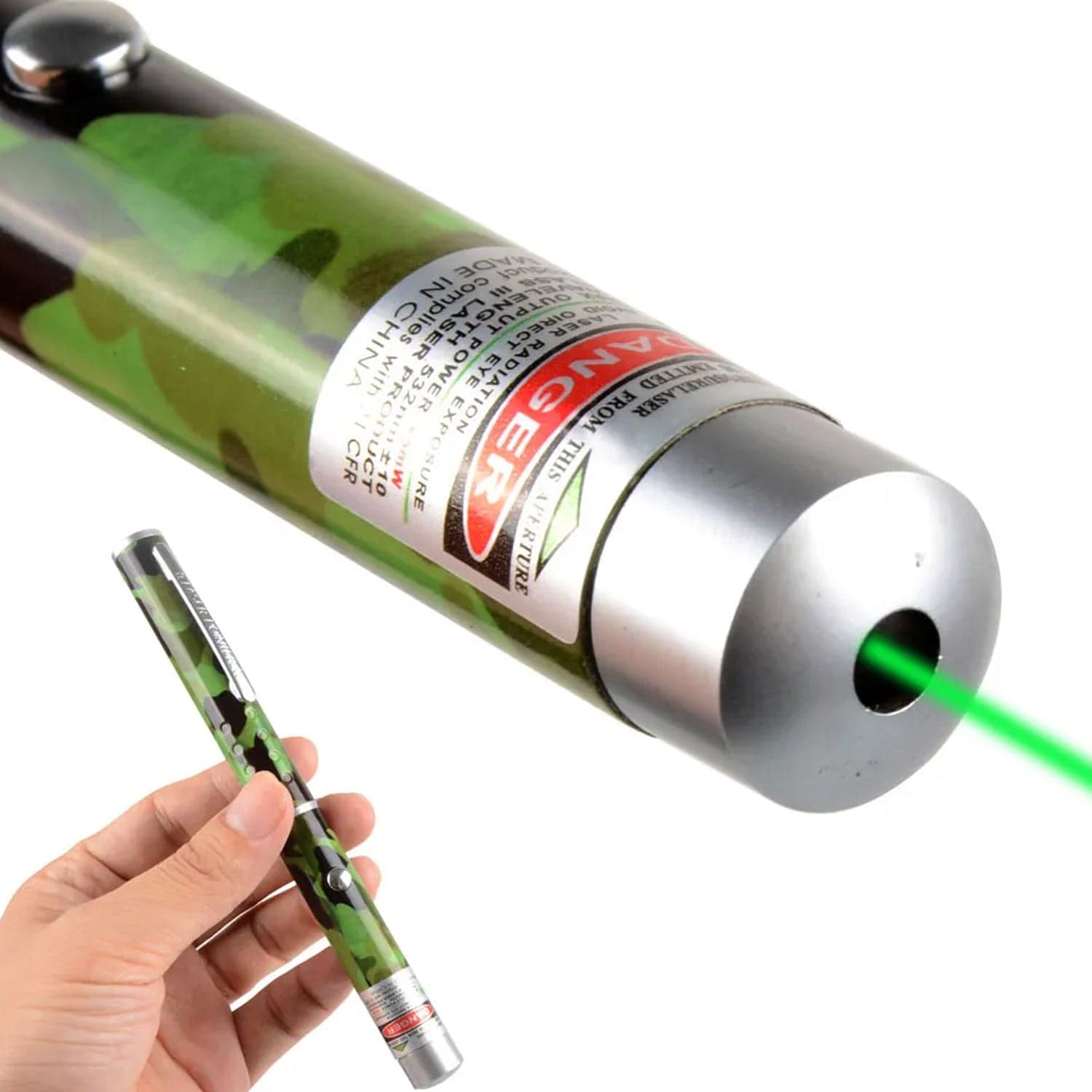 Green Multipurpose Laser Light Disco Pointer Pen Beam With Adjustable Antena Cap To Change Project Design thumbnail 4