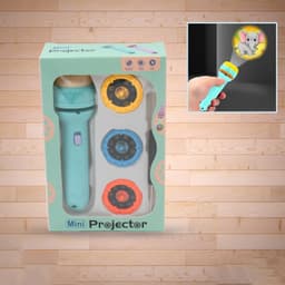 Mini Slide Projector For Kids With 3 Slide And Animated Pattern