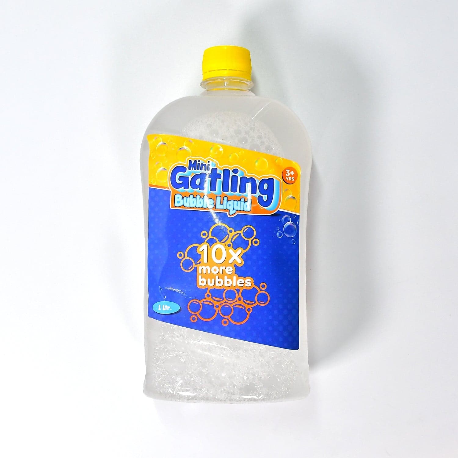 Bubble Liquid Solution Bottle for Manual & Automatic Bubble Maker Toys for Kids - 1LTR thumbnail 4