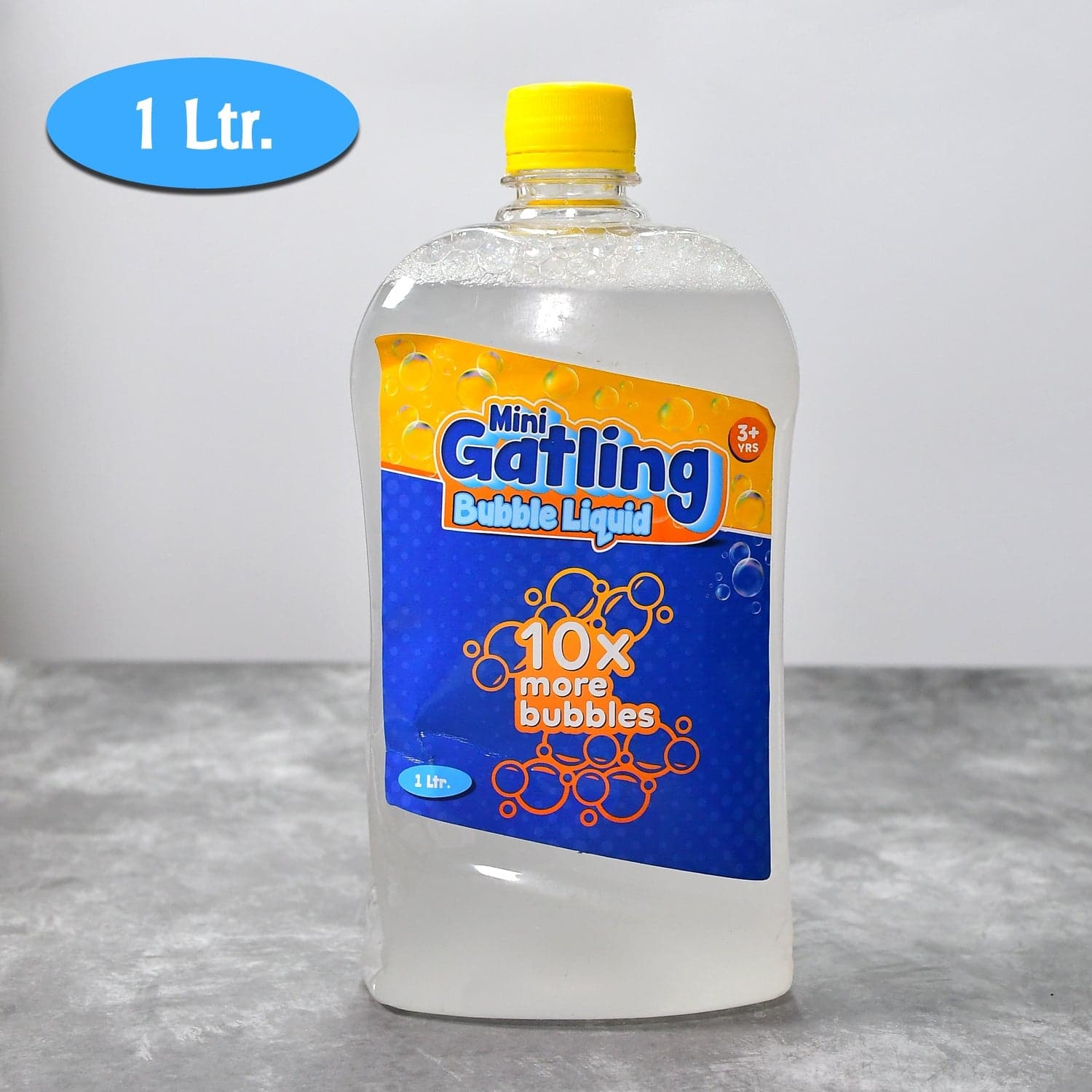 Bubble Liquid Solution Bottle for Manual & Automatic Bubble Maker Toys for Kids - 1LTR thumbnail 7