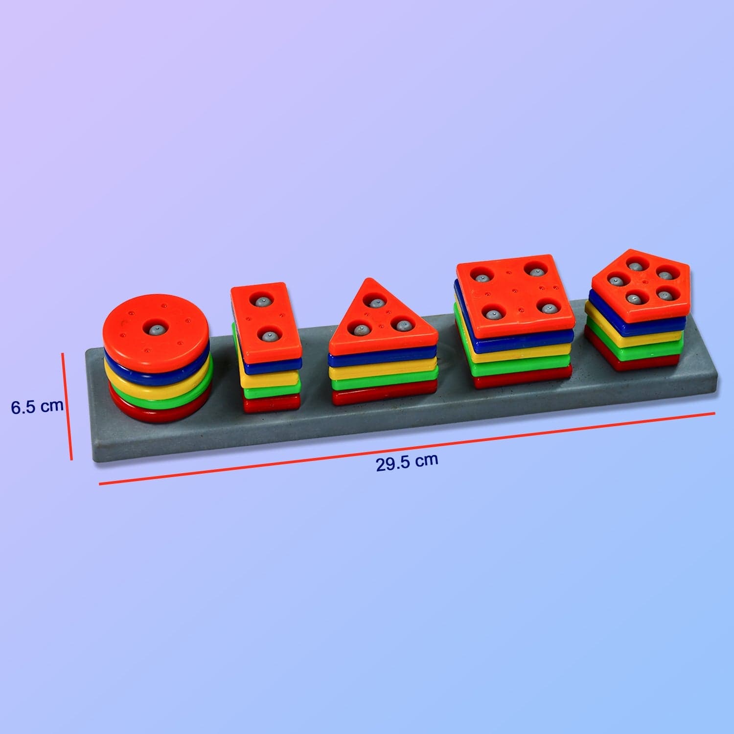 Geometric Brick with box- 5 Angle Matching Column Blocks for Kids - Preschool Educational Learning Toys. thumbnail 5