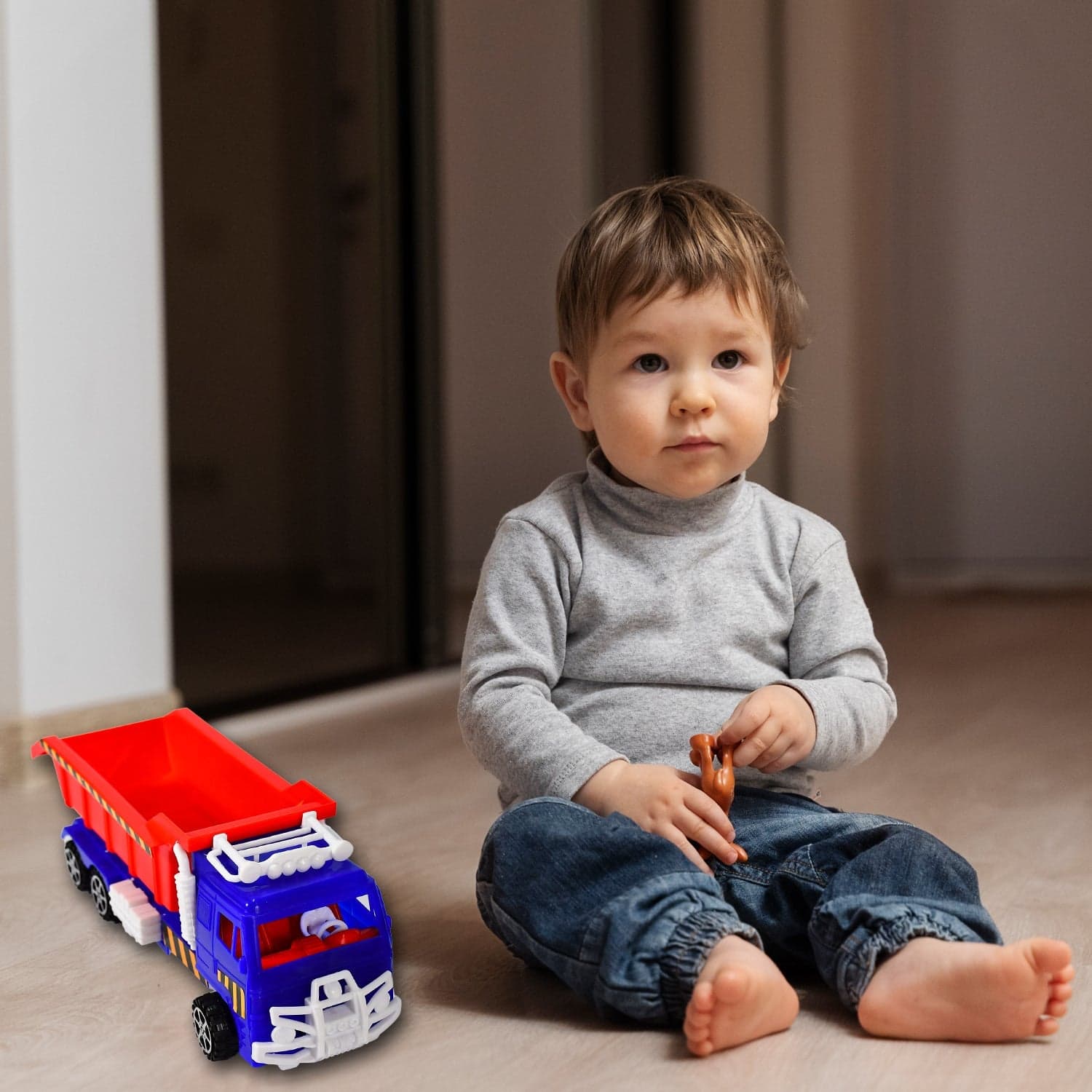 friction power truck toy for kids. thumbnail 4