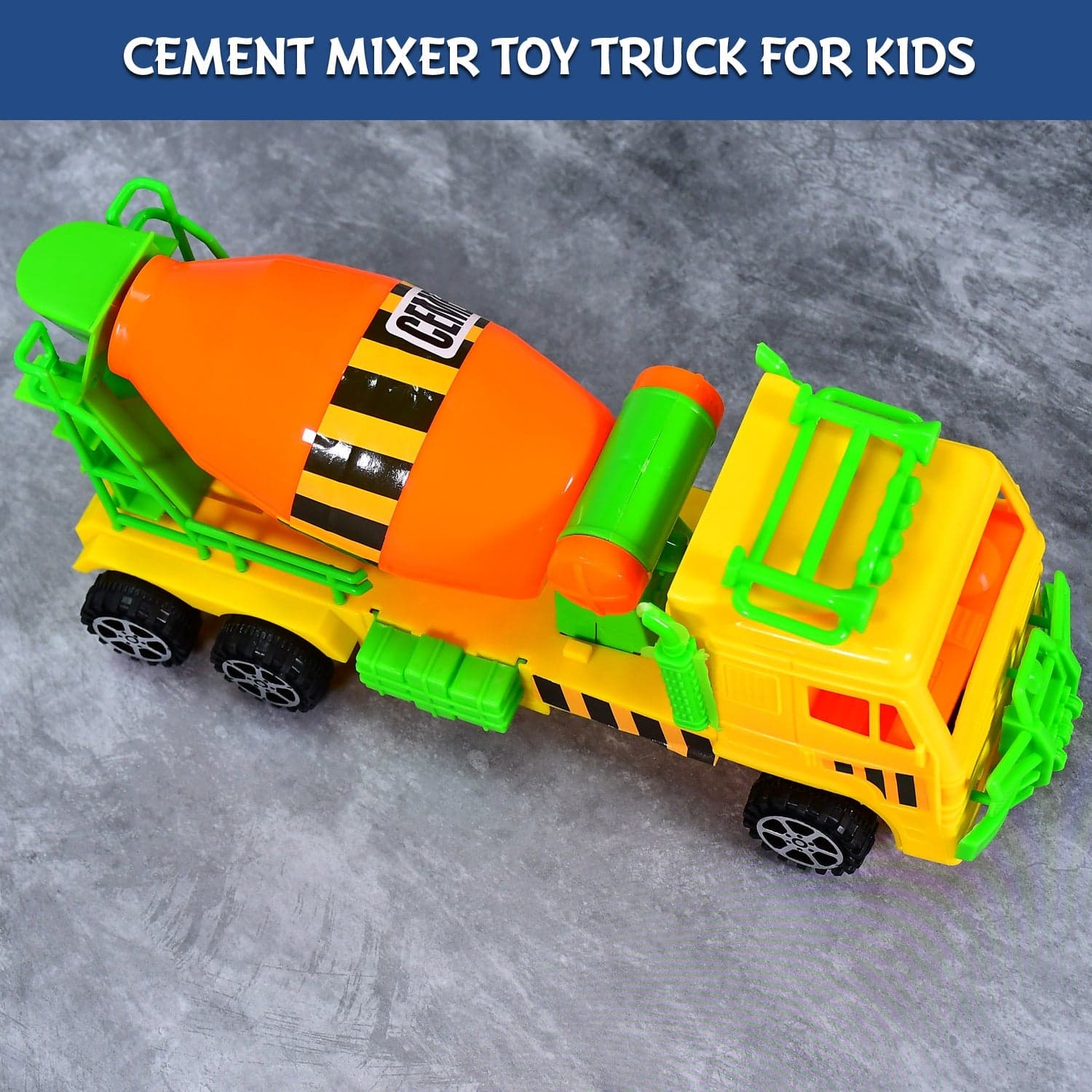 Cement Mixer Truck Pushback Toy For kids thumbnail 6