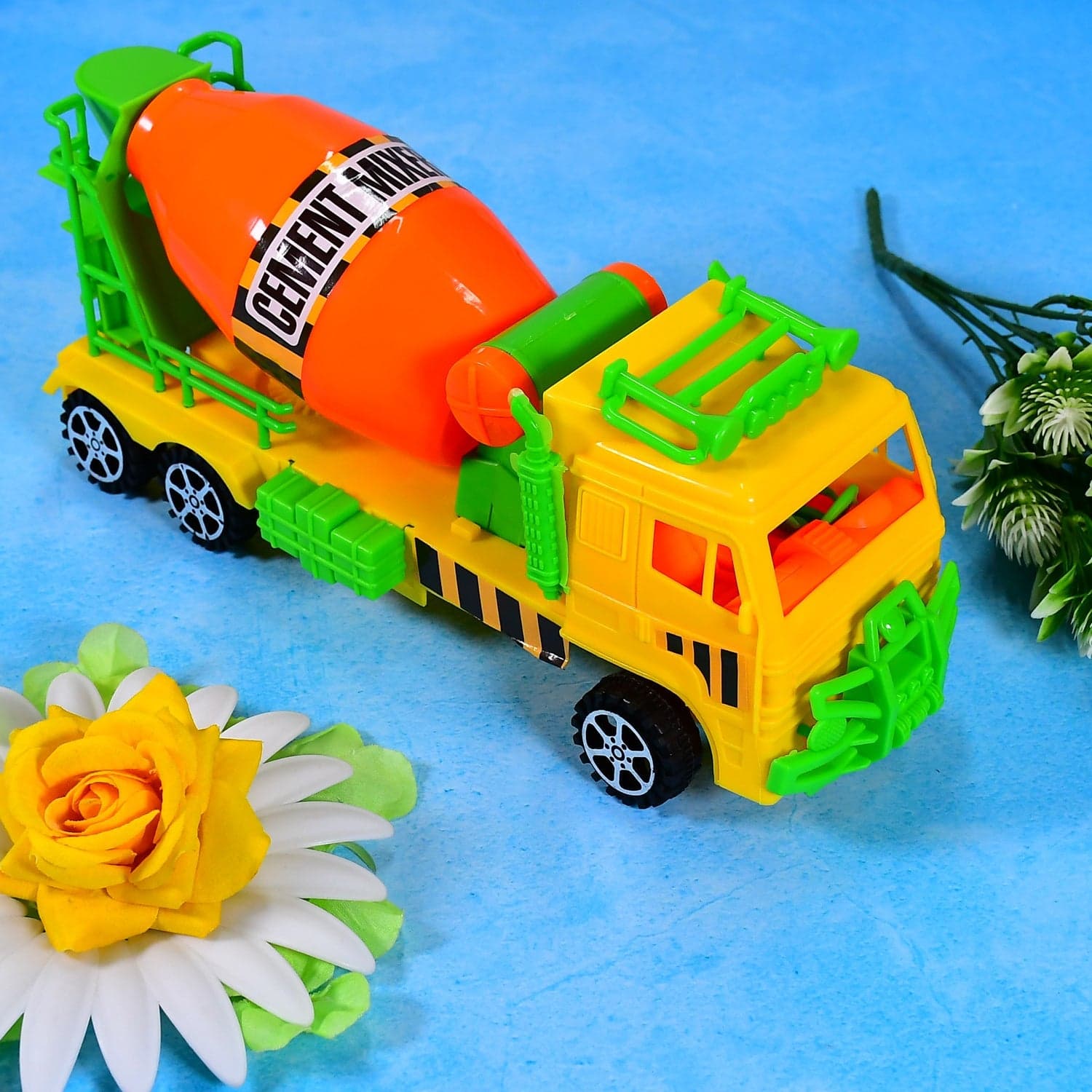 Cement Mixer Truck Pushback Toy For kids thumbnail 8