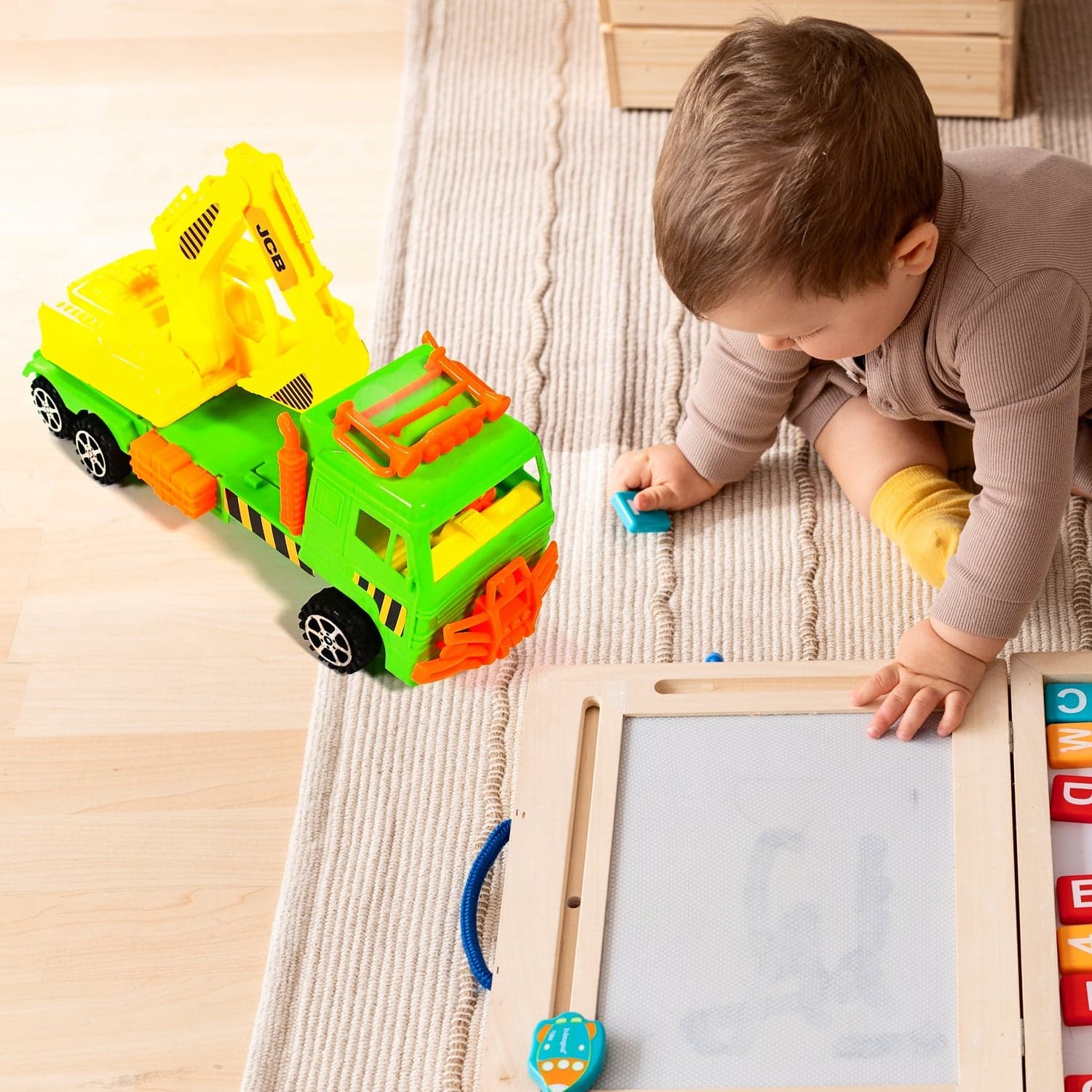 jcb Vehicle Dumper Truck Toy for Kids Boys thumbnail 8