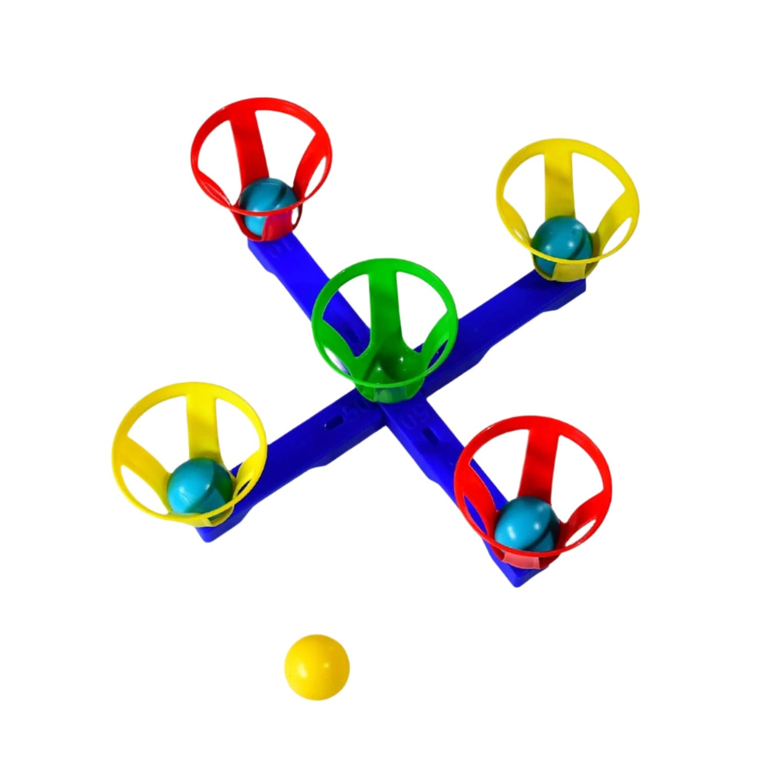 Baskets and balls fun toy for kids with 5 basket and 5 balls. thumbnail 5