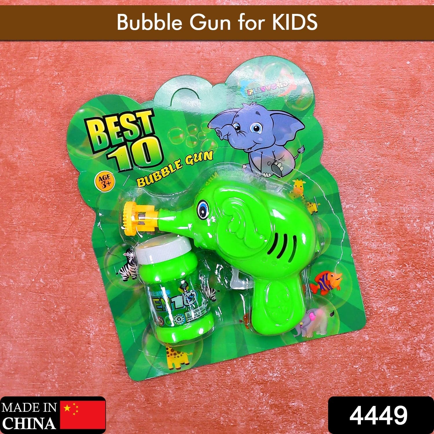 Bubble Gun Elephant Toy Bubble Liquid Bottle thumbnail 1
