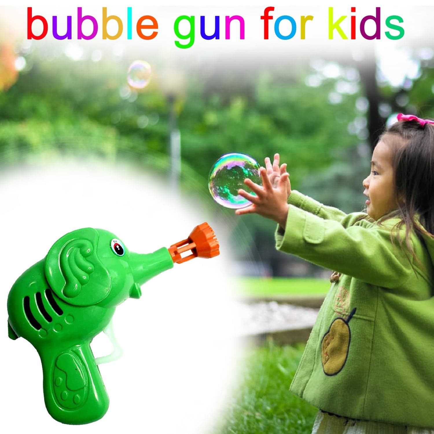Bubble Gun Elephant Toy Bubble Liquid Bottle thumbnail 3