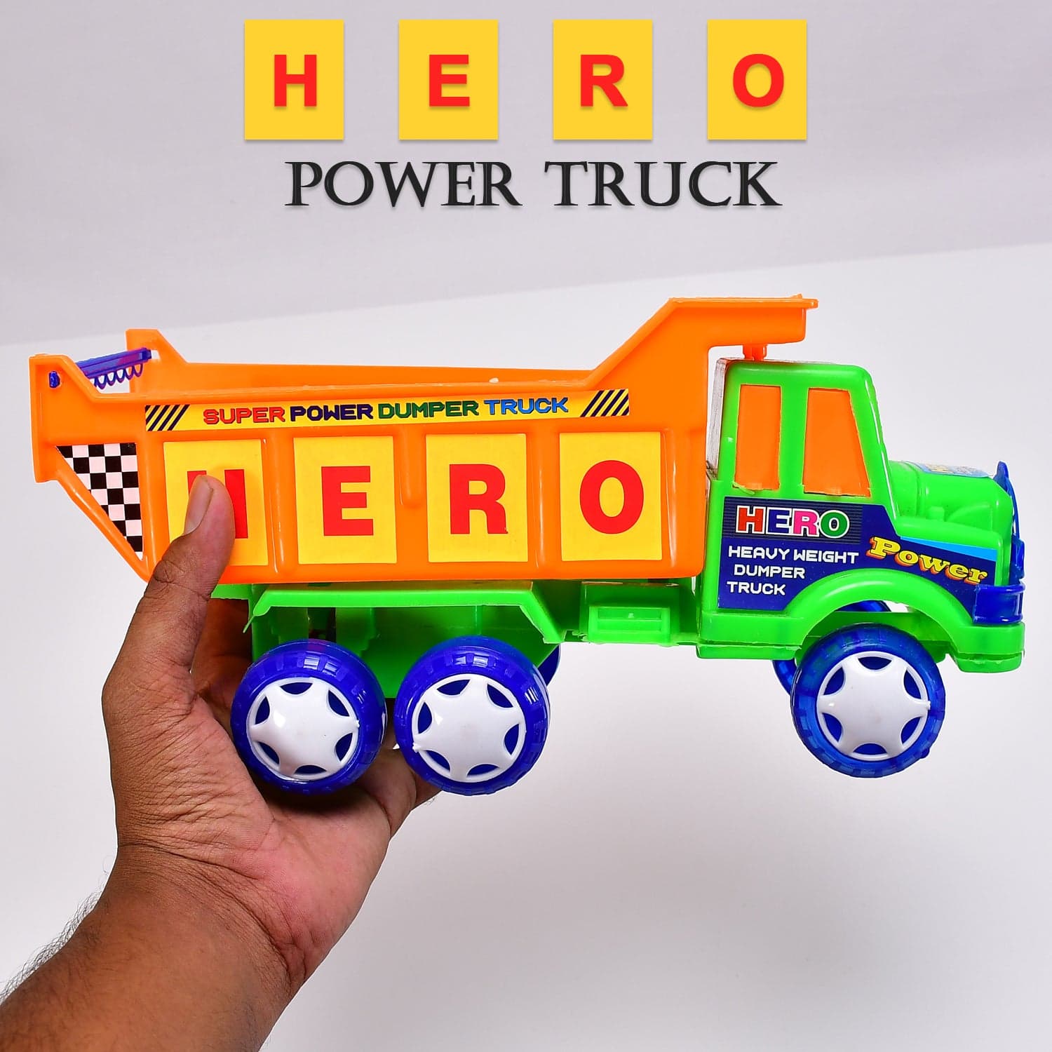 Truck Toy - Jumbo Large Size Plastic Heavy Weight Truck Toy  thumbnail 7