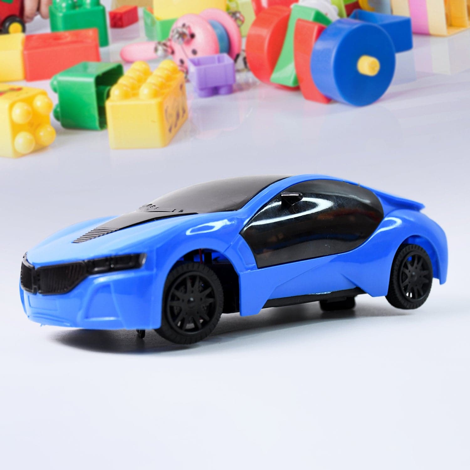 Remote Control Fast Modern Racing Car 3D Light with Go Forward And Backward thumbnail 6