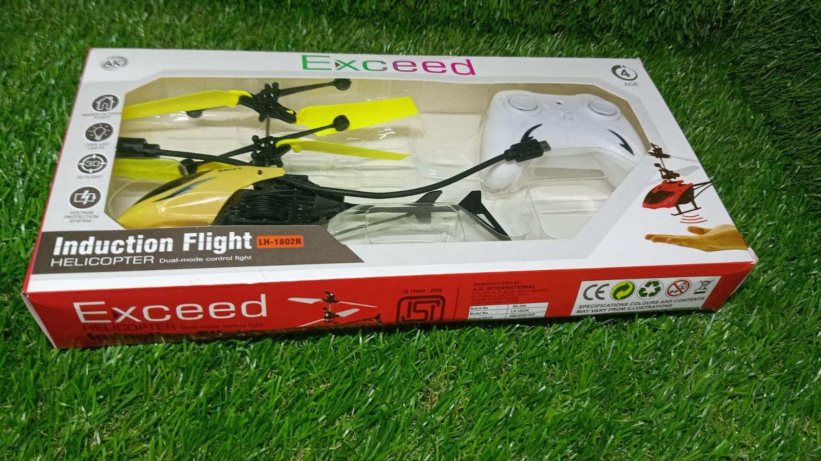 Remote Control Helicopter with USB Chargeable Cable for Boy and Girl Children (Pack of 1) thumbnail 15