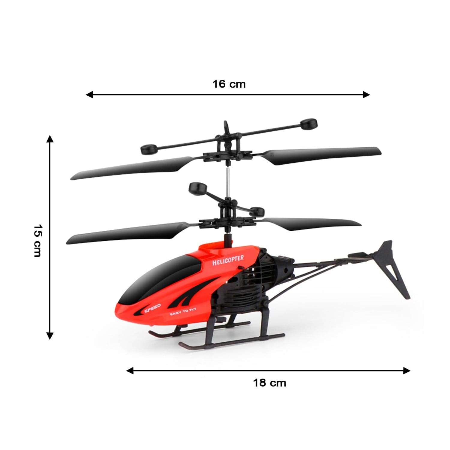 Remote Control Helicopter with USB Chargeable Cable for Boy and Girl Children (Pack of 1) thumbnail 8