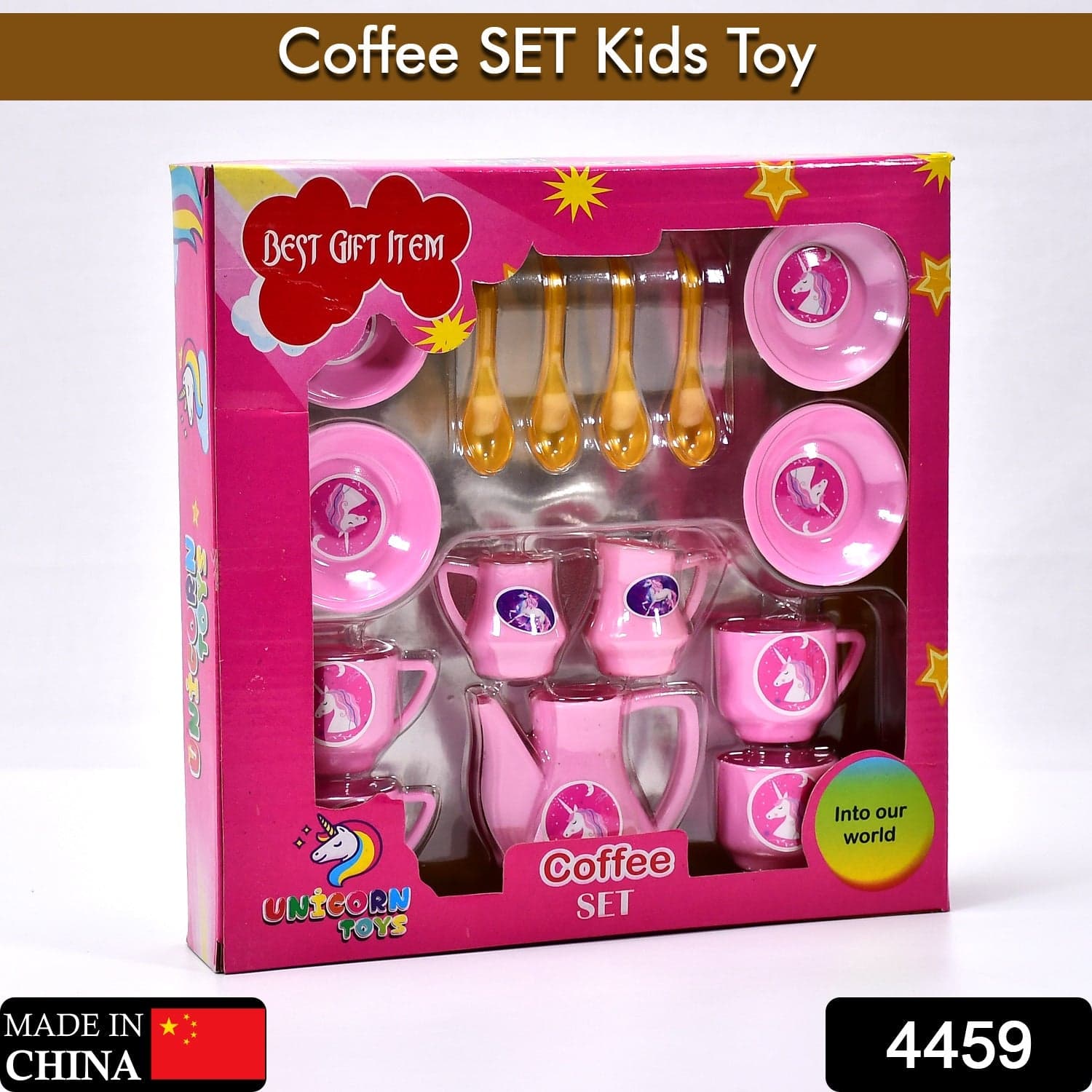 ï»¿Tickles Tea toy Set | Coffee Kitchen Plastic Set Toy for Kids, Boys & Girls (15Pcs) thumbnail 2