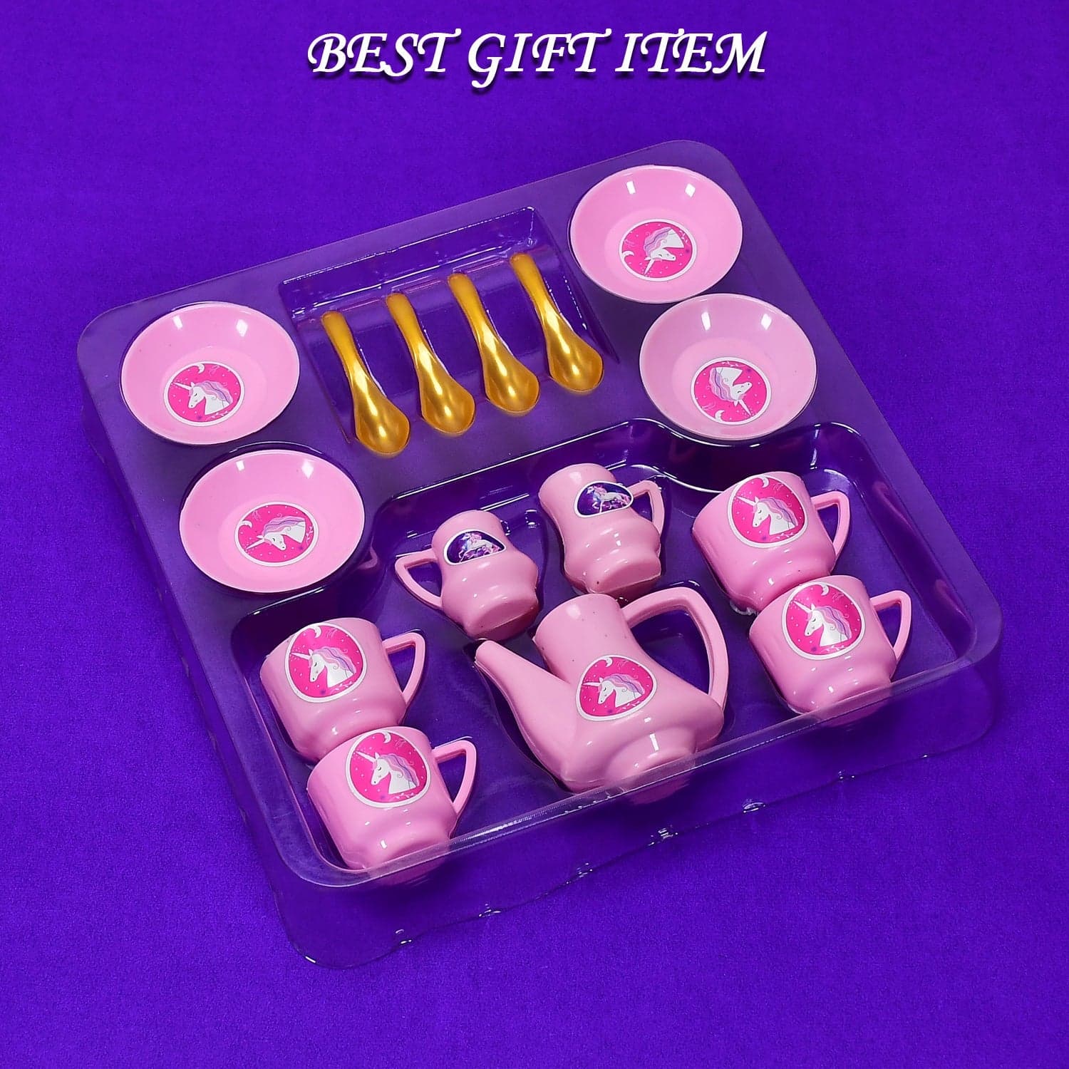 ï»¿Tickles Tea toy Set | Coffee Kitchen Plastic Set Toy for Kids, Boys & Girls (15Pcs) thumbnail 3