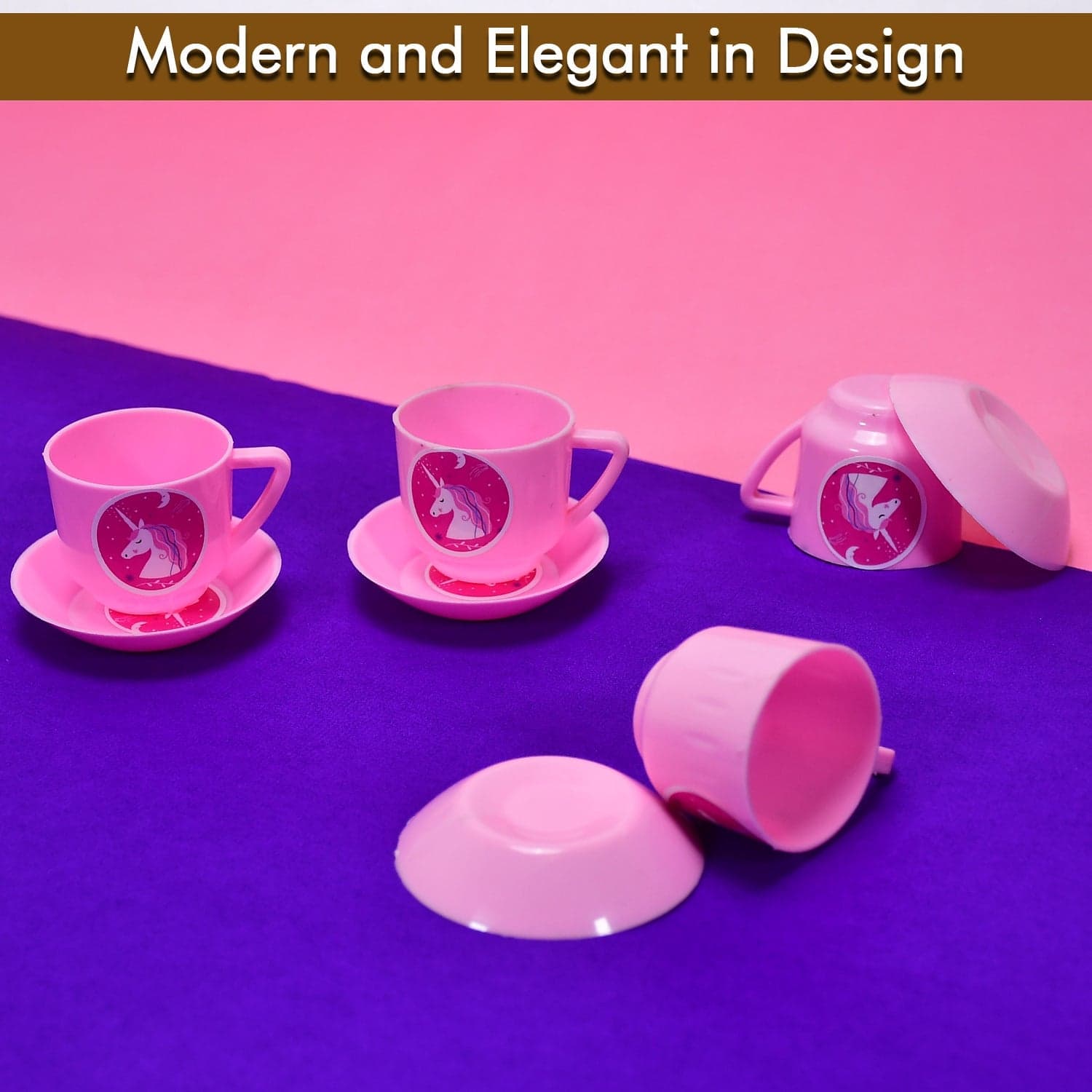 ï»¿Tickles Tea toy Set | Coffee Kitchen Plastic Set Toy for Kids, Boys & Girls (15Pcs) thumbnail 7