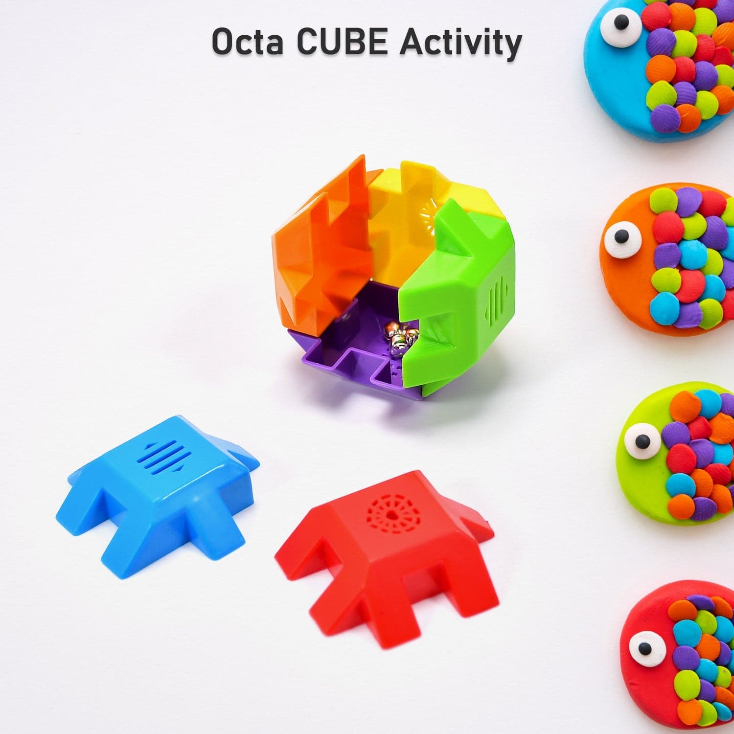 Octa Cube Activity Cube - Multicolor thumbnail 5