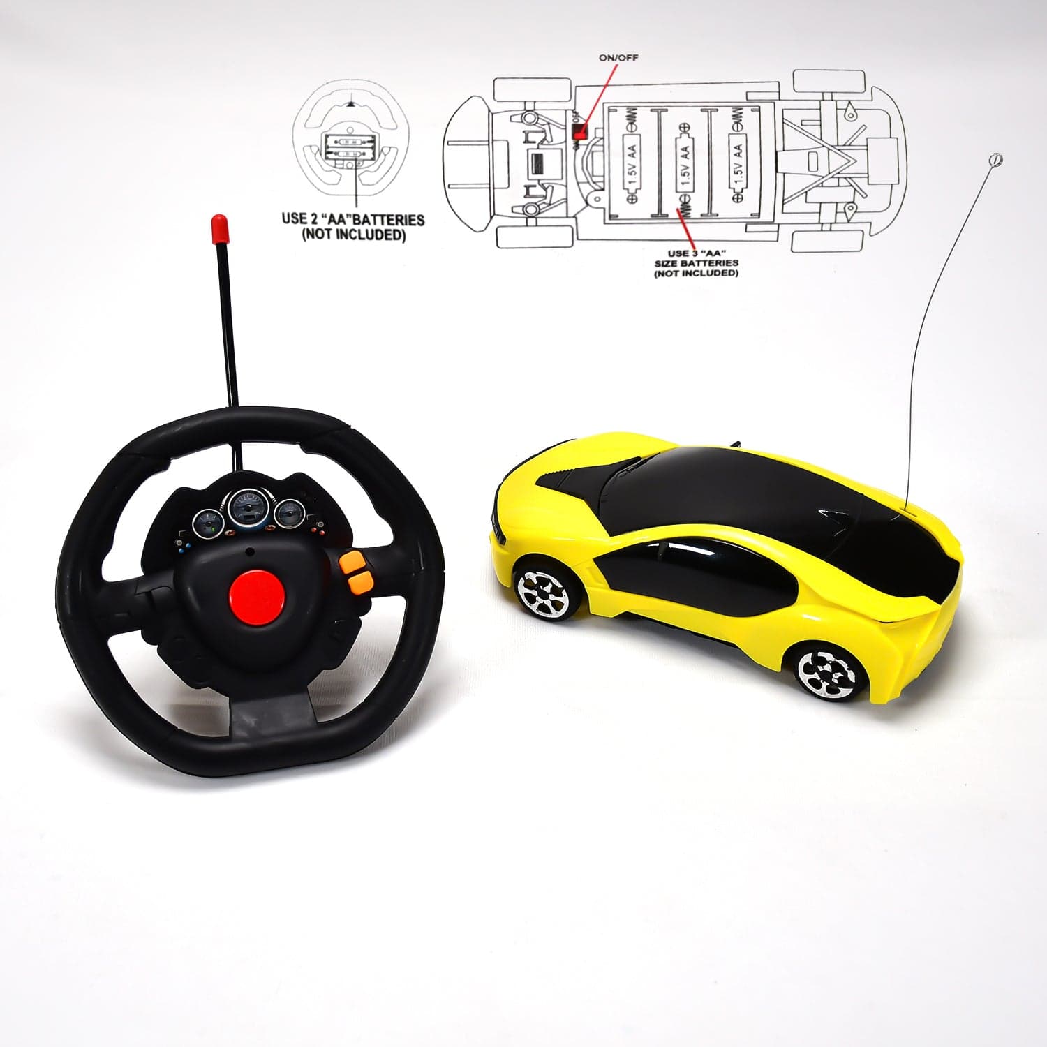 Racing Fast Steering Remote Control Modern Attractive CAR for Kids thumbnail 3