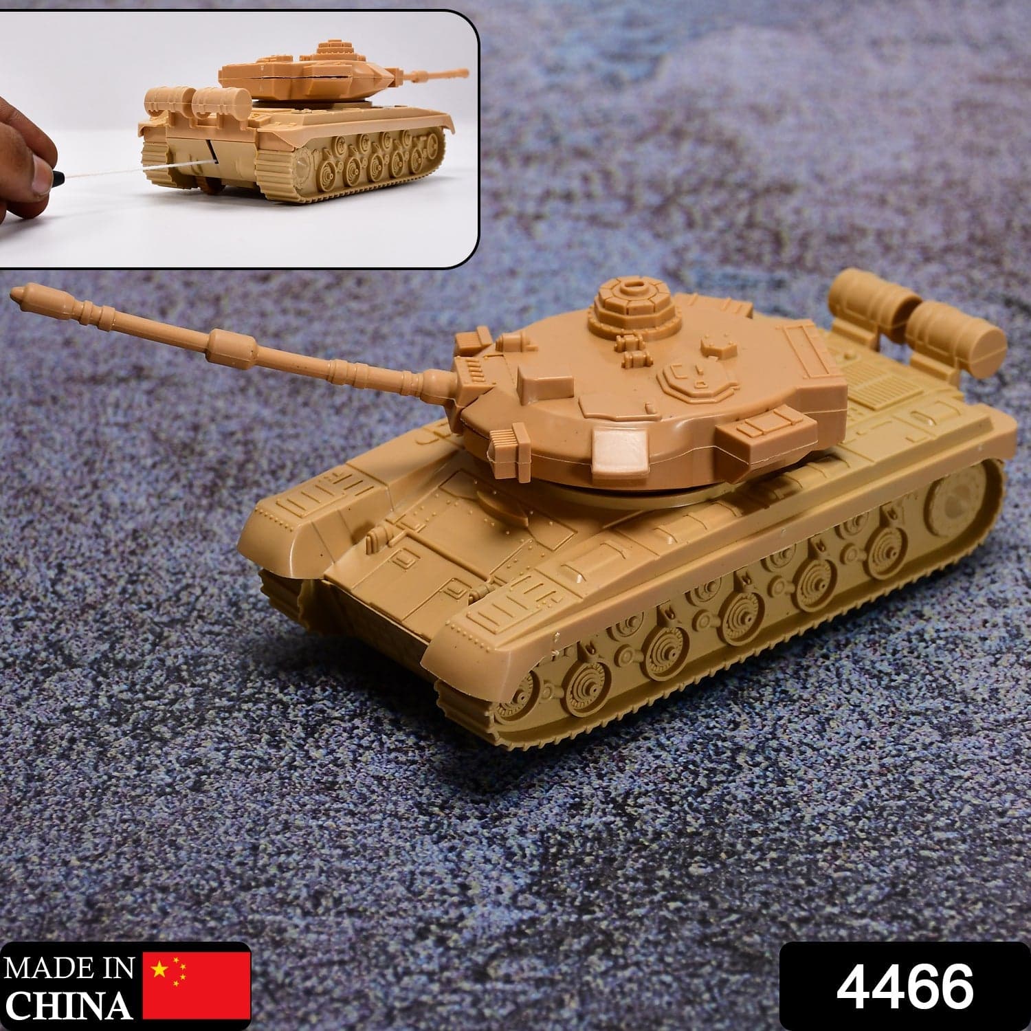 Pull Back Army Tank Toy for Kids. thumbnail 2