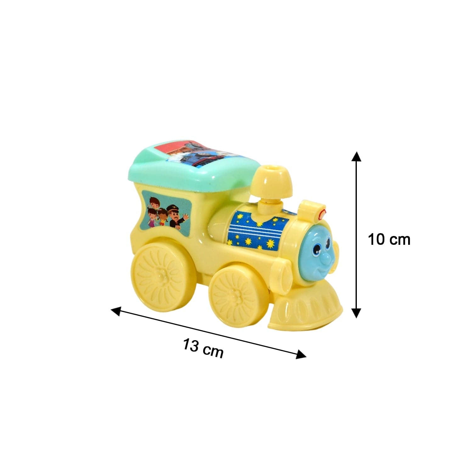 Pull-Rope Racing Train Engine Toy for Kids thumbnail 5