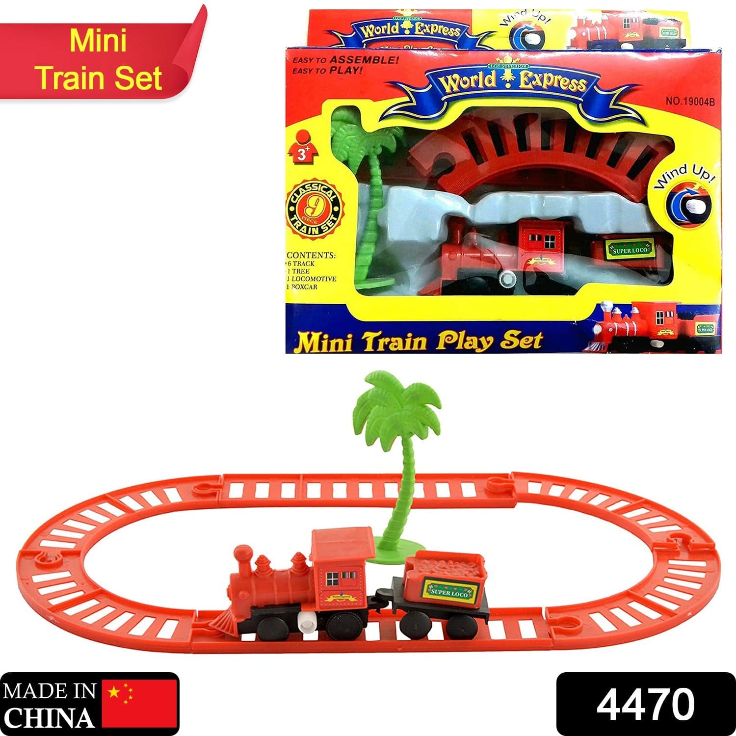 World Express Mini Train Play Set for kids thumbnail 2