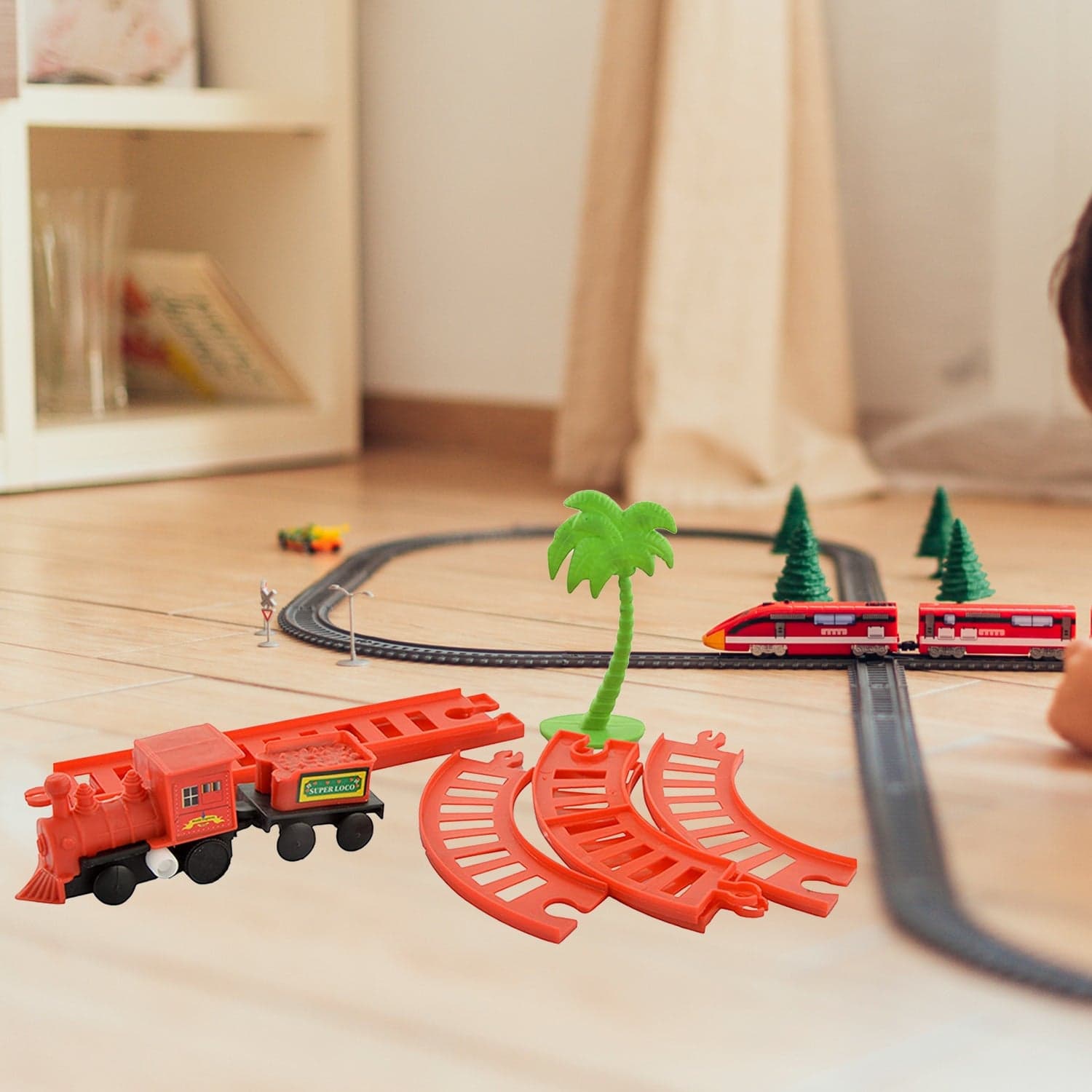World Express Mini Train Play Set for kids thumbnail 6