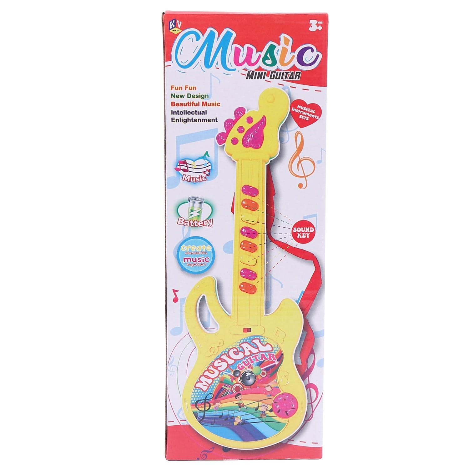 Mini Guitar Colorful with Delightful Music thumbnail 6
