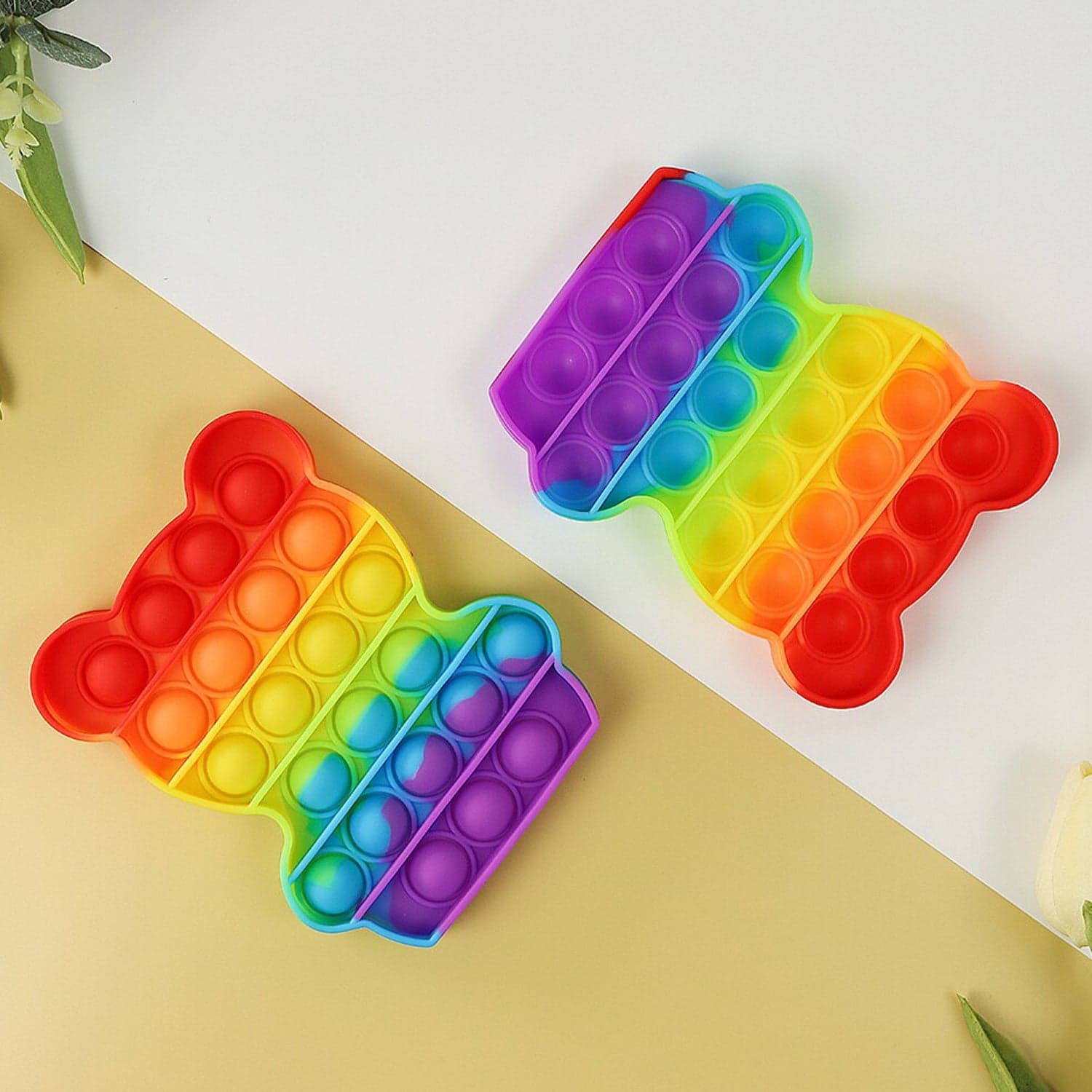 Bear It Fidget Toys Stress Relief Rainbow Toy ( 1 pcs ) thumbnail 1