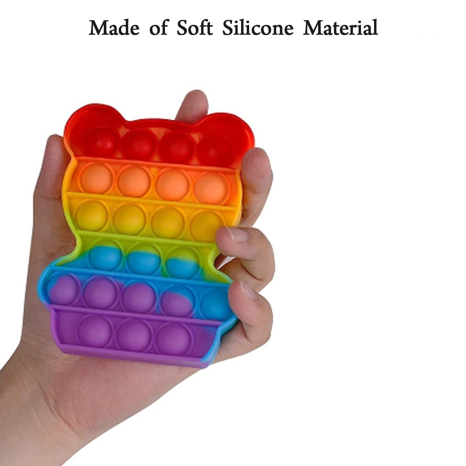 Bear It Fidget Toys Stress Relief Rainbow Toy ( 1 pcs ) thumbnail 4