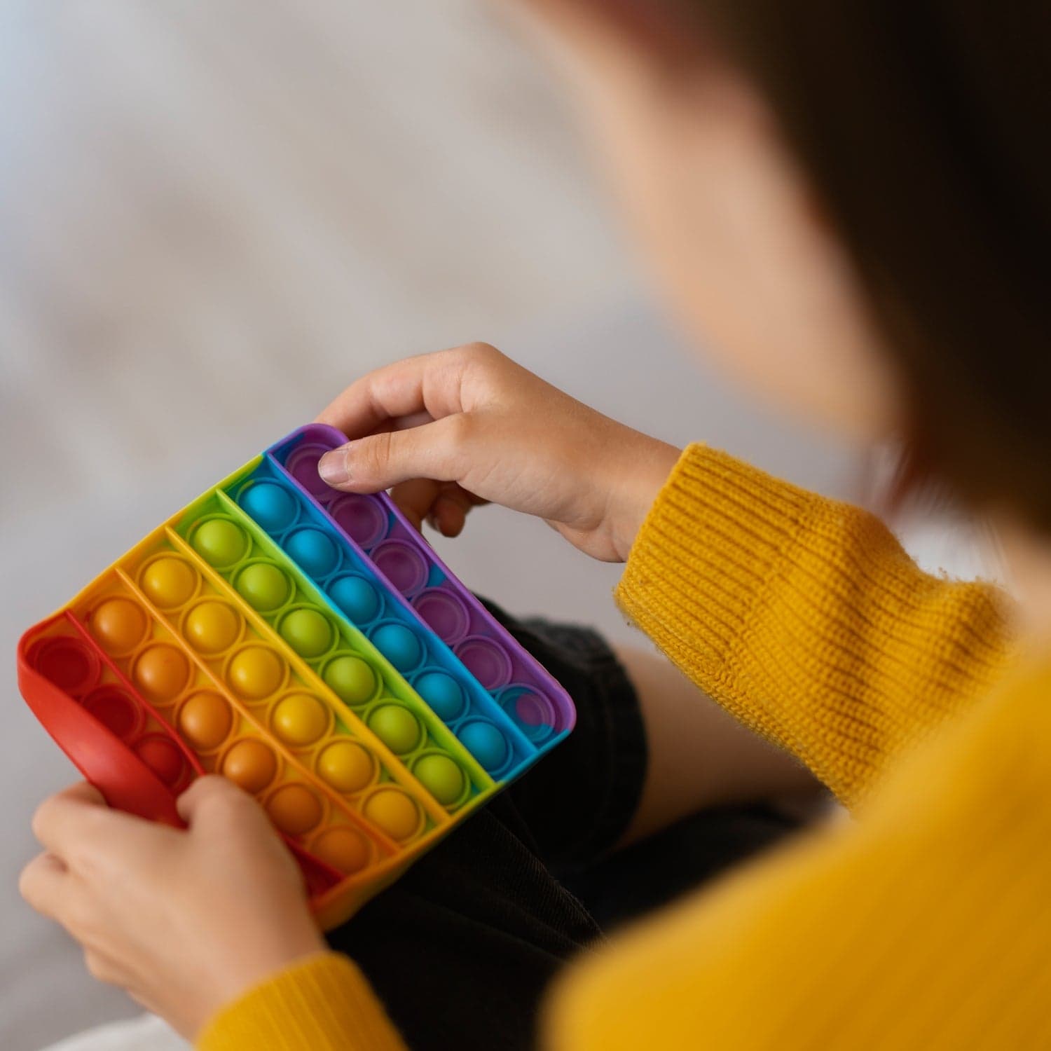 Square it Toy Special Needs Silicone Stress Relief Toy For Kids & Adult All Use Toy thumbnail 3