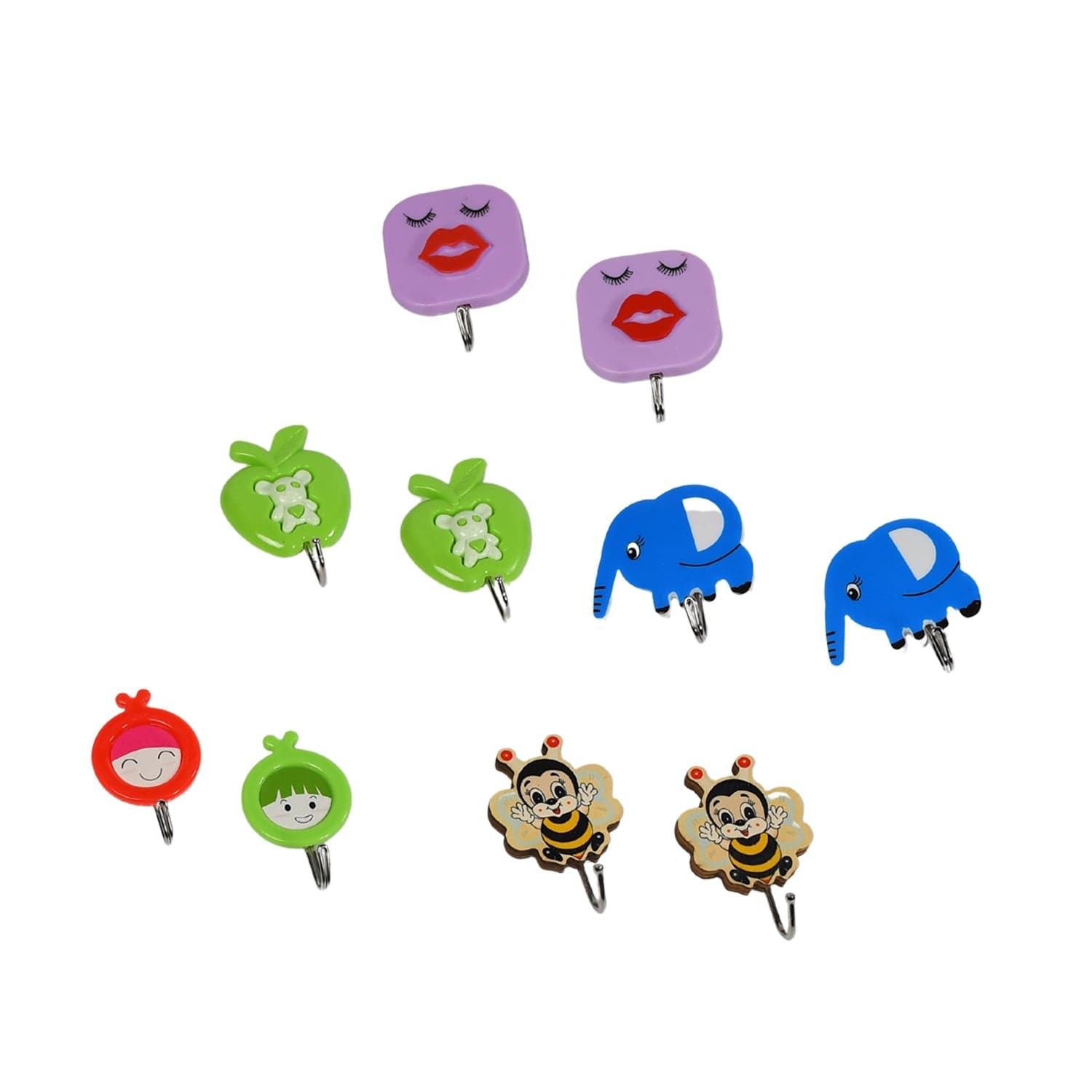 Premium Strong Adhesive Wall Hooks Set of 10 thumbnail 6