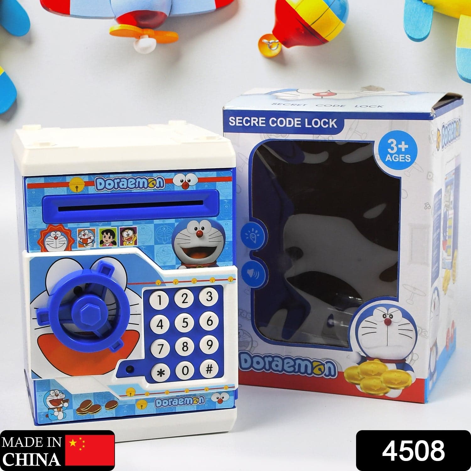 Electronic Piggy Bank ATM with Password for Kids Savings thumbnail 2