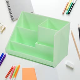 Stationary Holder Desk Organizer Space Saver Storage Stand Pen