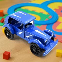 Vintage Metal Car 10 Inch Big Unbreakable Full Metal Body Car