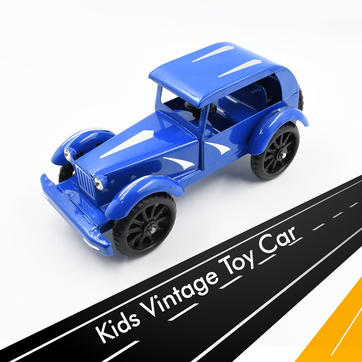 Vintage Metal Car 10 Inch Big Unbreakable Full Metal Body Car thumbnail 9