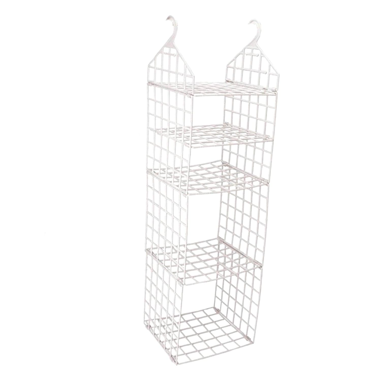 Multipurpose 5 Layer Folding Clothes Storage Racks||Closet For Students Wardrobe Shelves Socks ID-4526 thumbnail 5