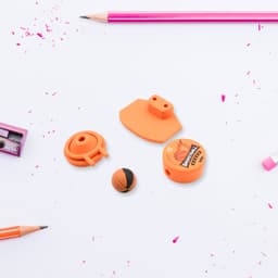 Football & Basketball Stationery Kit Of Pencil, Sharpener & Eraser For Kids (Birthday Gift)