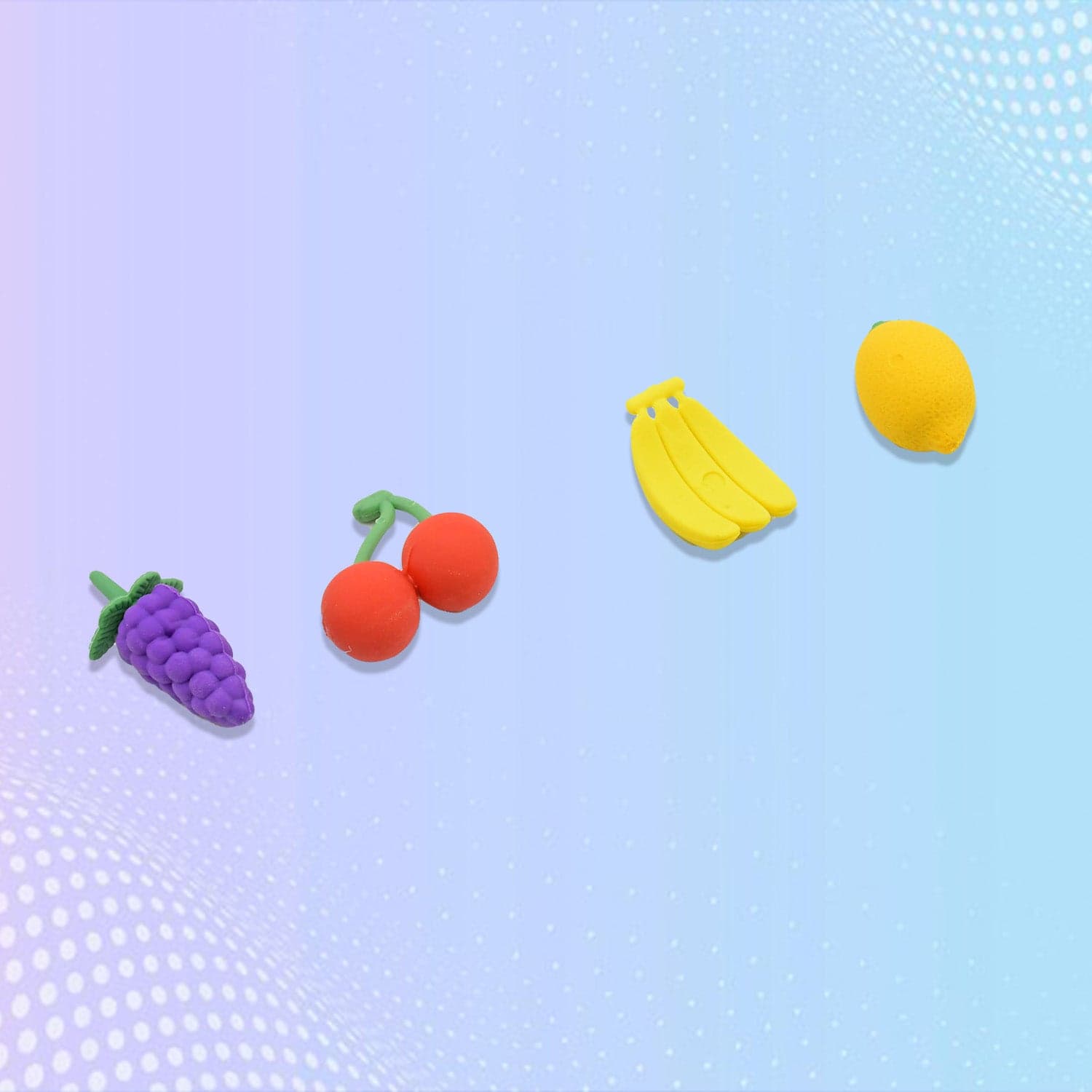 Mini Cute Vegetables And Fruits Erasers Or Pencil Rubbers For Kids thumbnail 5